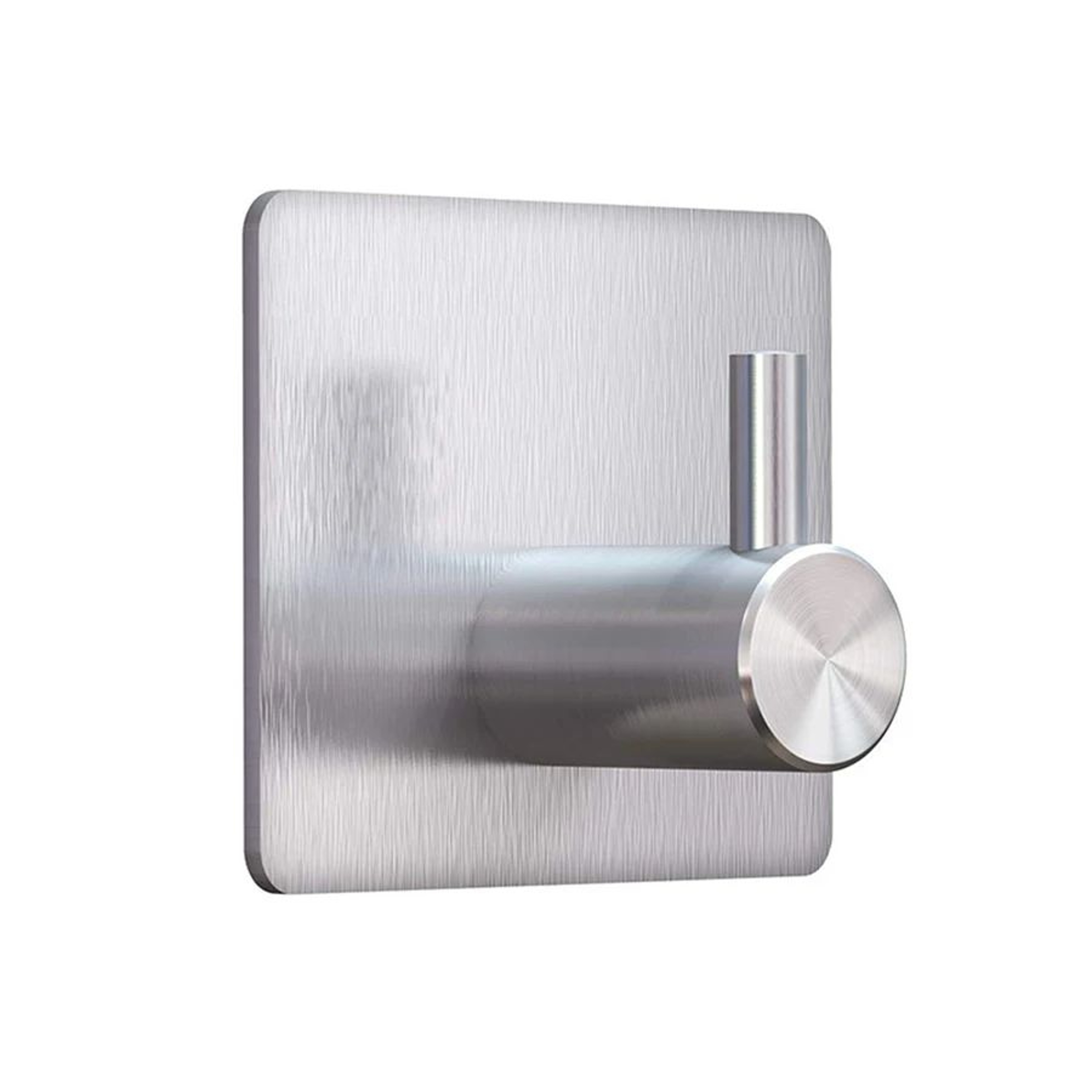 Modern Stainless Steel Adhesive Hooks  HeavyDuty Wall Hooks For Bathroom Kitchen  Home Storage 9