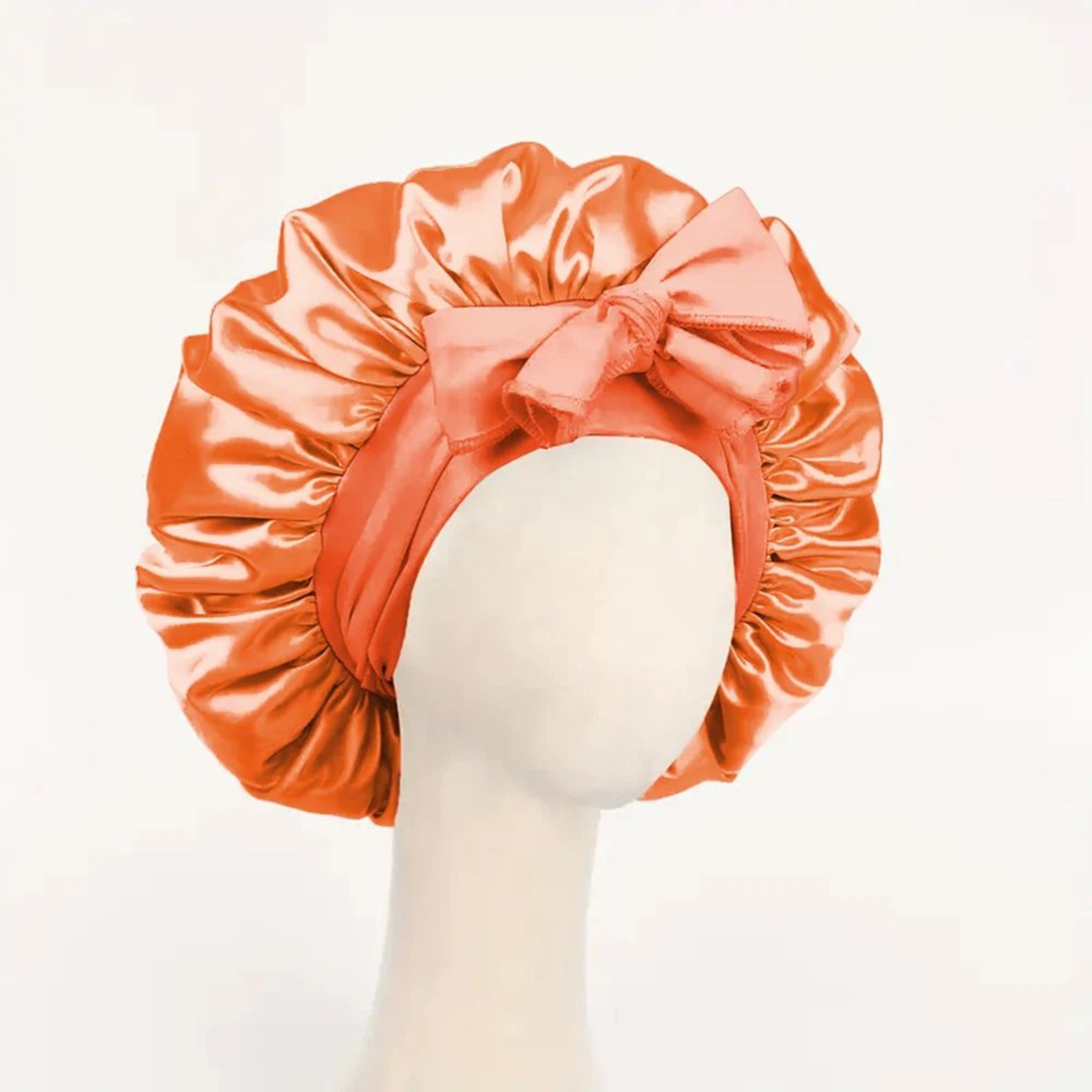 Adjustable Satin Silk Hair Bonnet  Sleep Cap With Tie Band For Hair Protection Men  Women 12