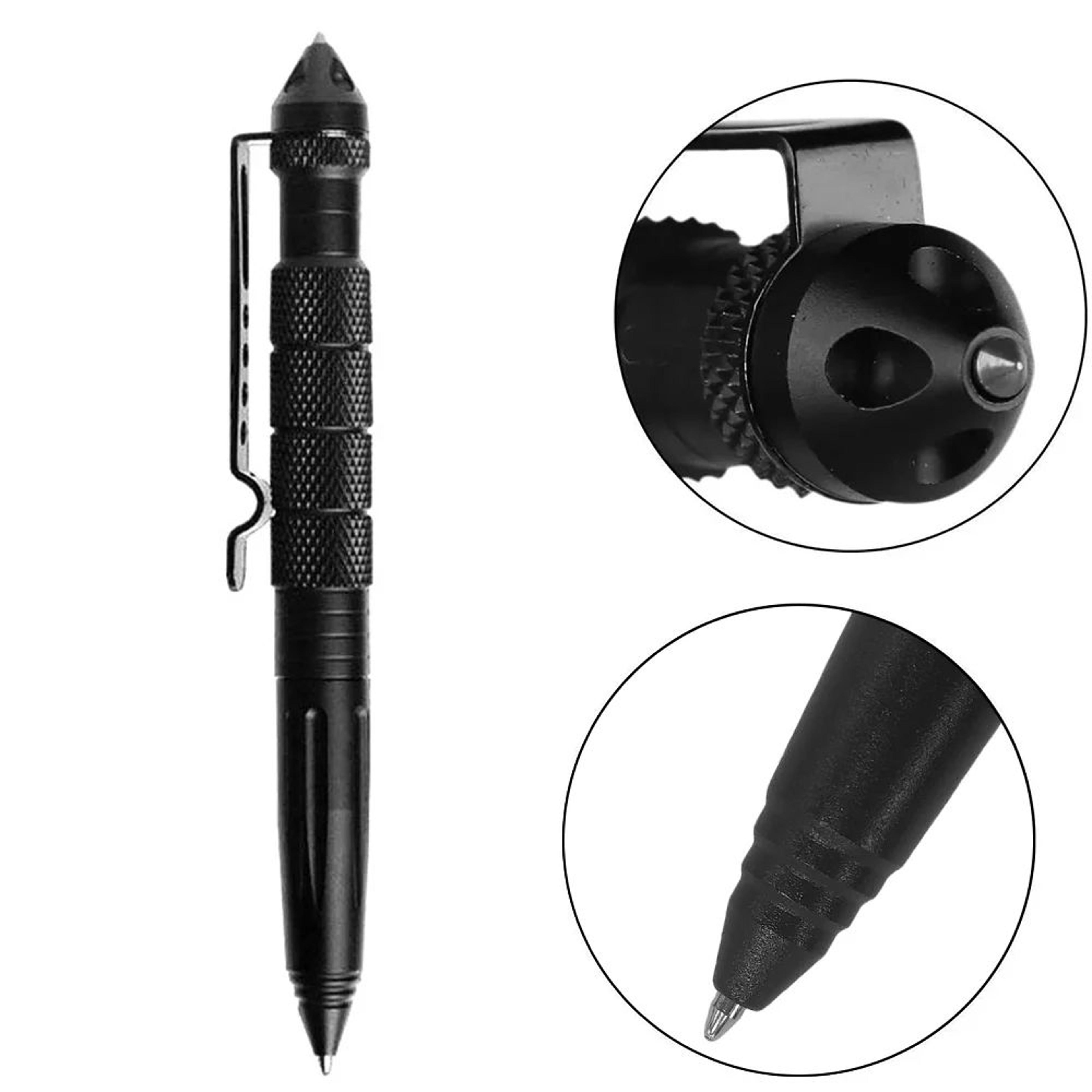 Multifunction Tactical Pen Self Defense Tool  AntiSkid Emergency Glass Breaker Survival Pen For Eve 0