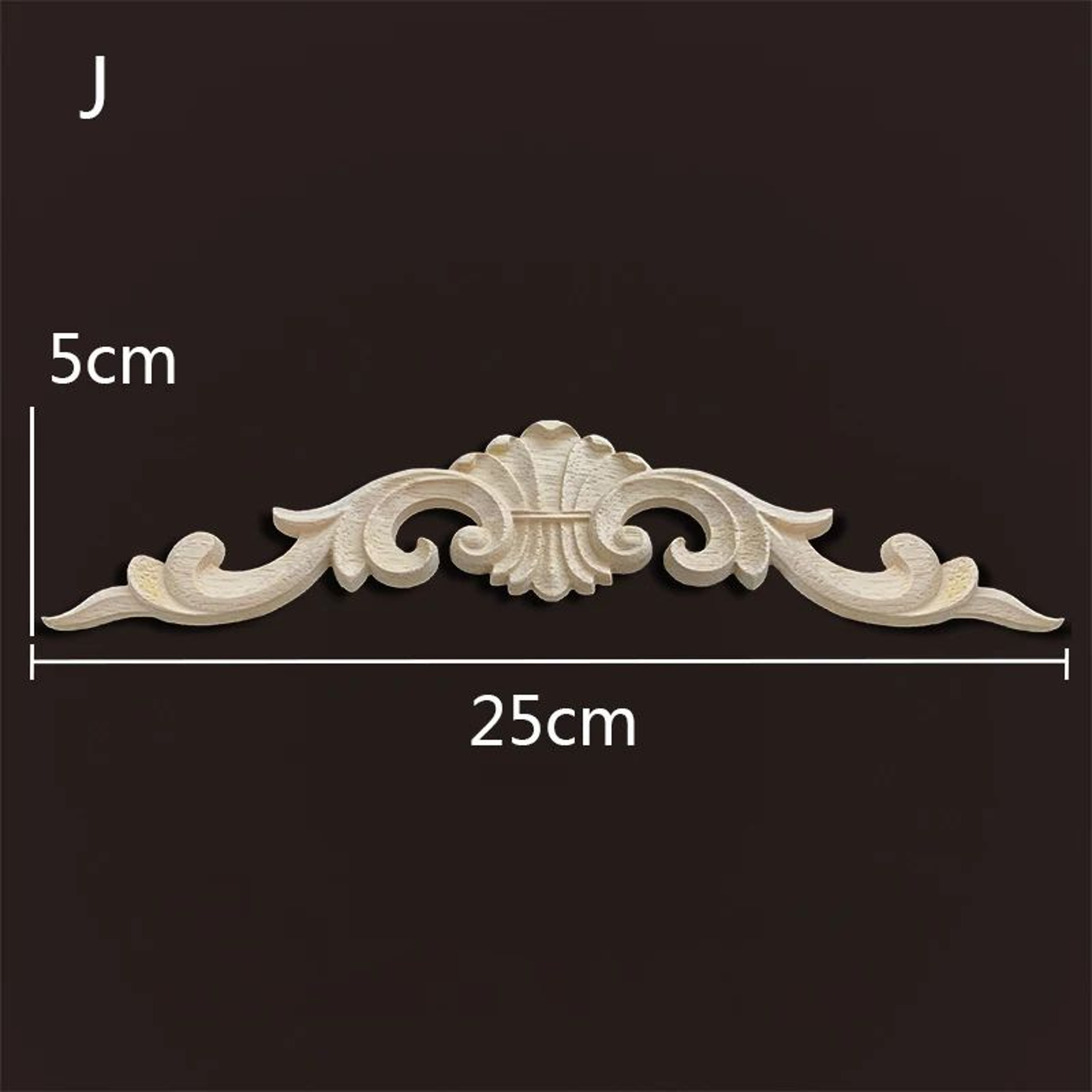 Wood Carved Onlays  Appliques  Vintage Floral Furniture Decals For Home Decor  Restoration 13