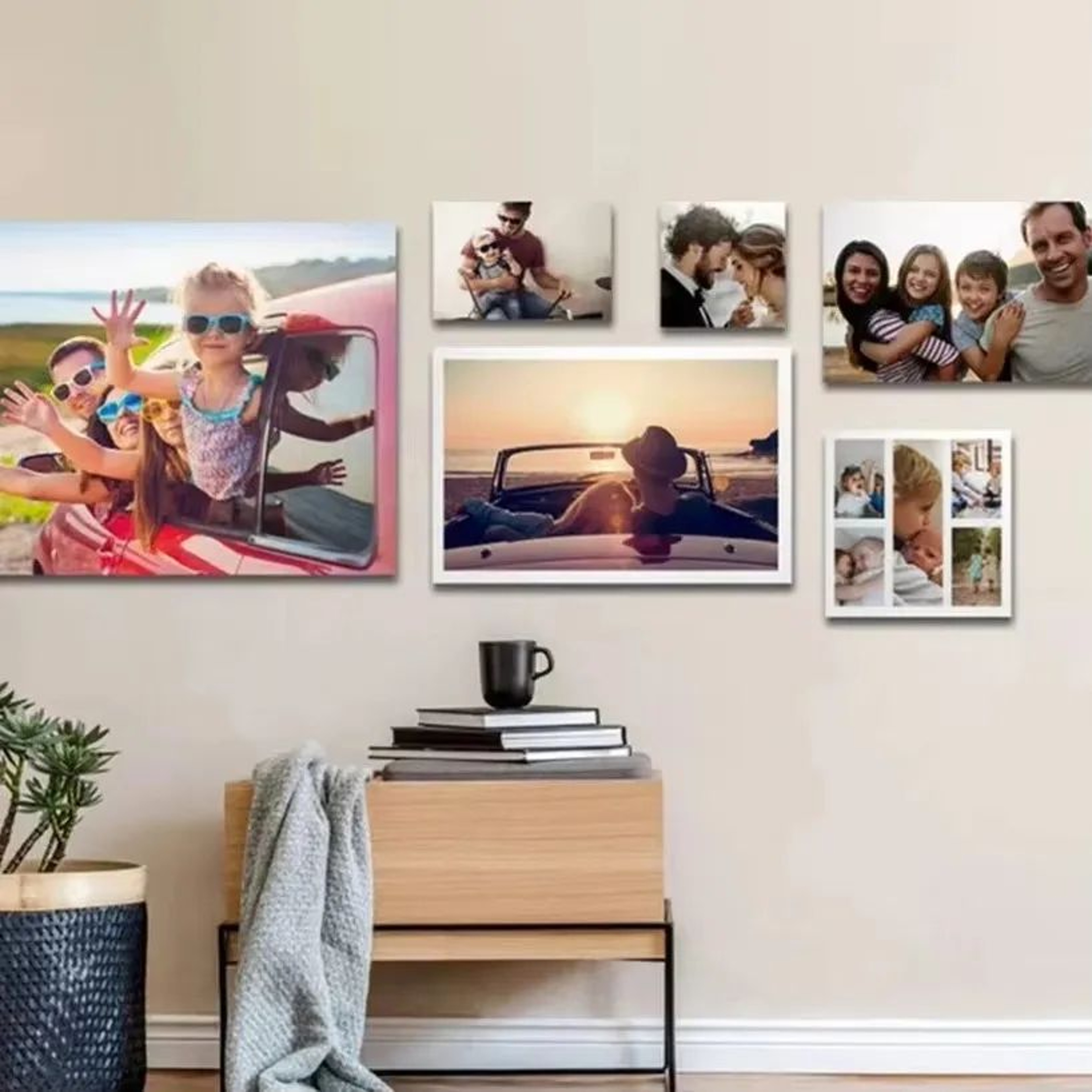 Custom Canvas Poster Print  Personalized Photo Wall Art For Home Wedding  Family Decor 2
