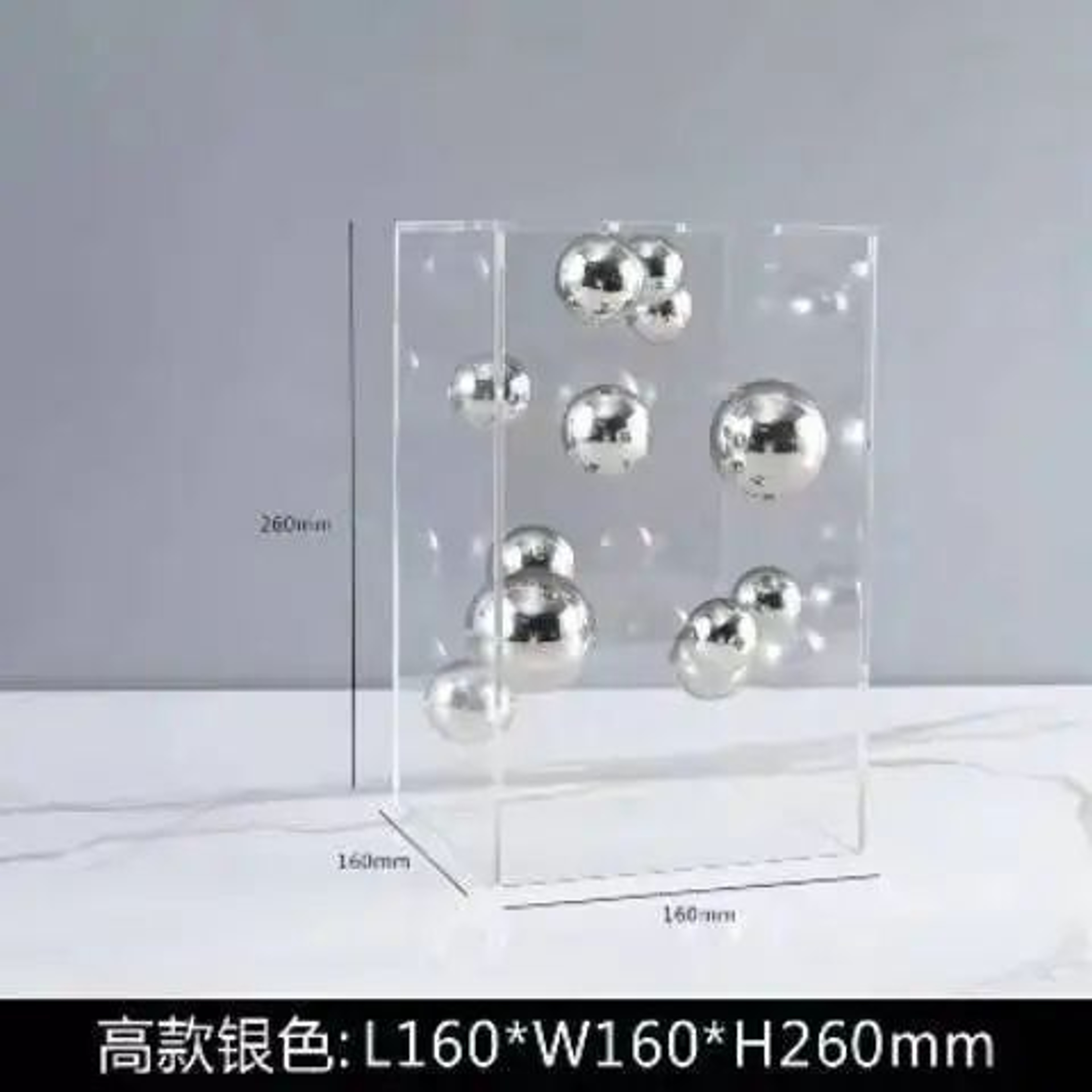 Modern Clear Acrylic Cube Display Box  Square Transparent Cover For Home Decor  Collectibles 12