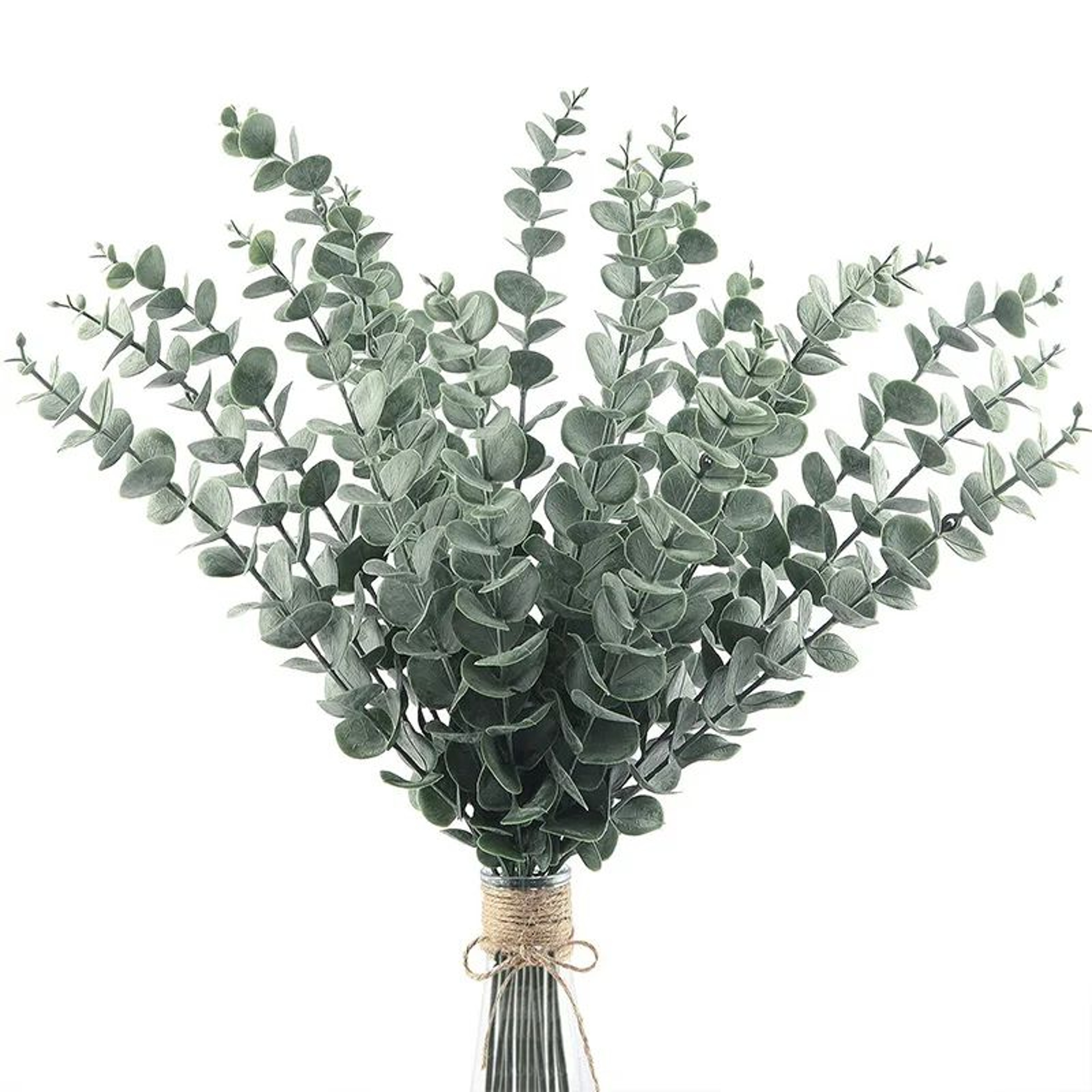 20pcs Artificial Eucalyptus Stems  Realistic Greenery Branches For Wedding Christmas  Home Decor 5