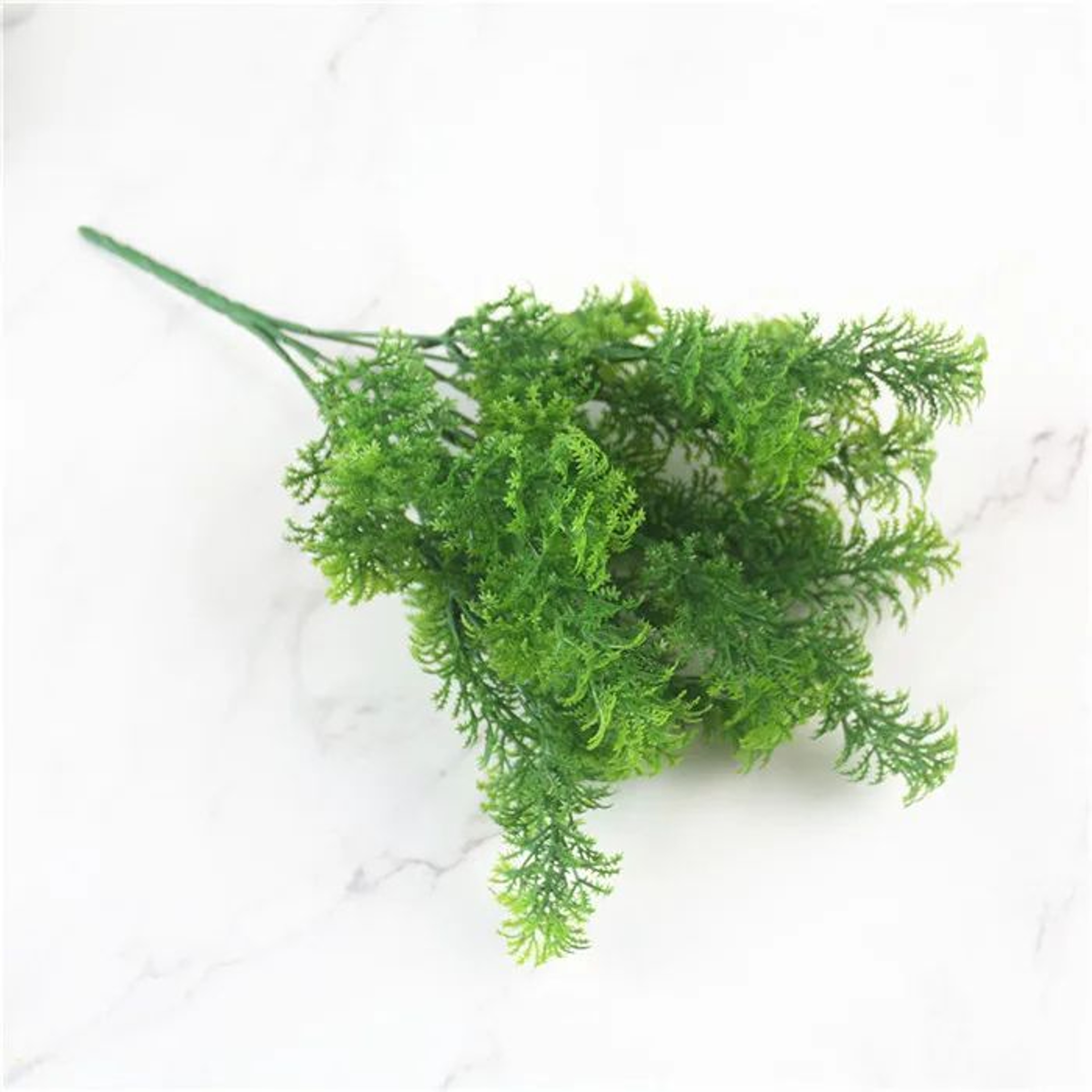 Artificial Fern Grass Plants  Realistic Green Leaf Faux Plants For Home Garden  Wedding Decor 20