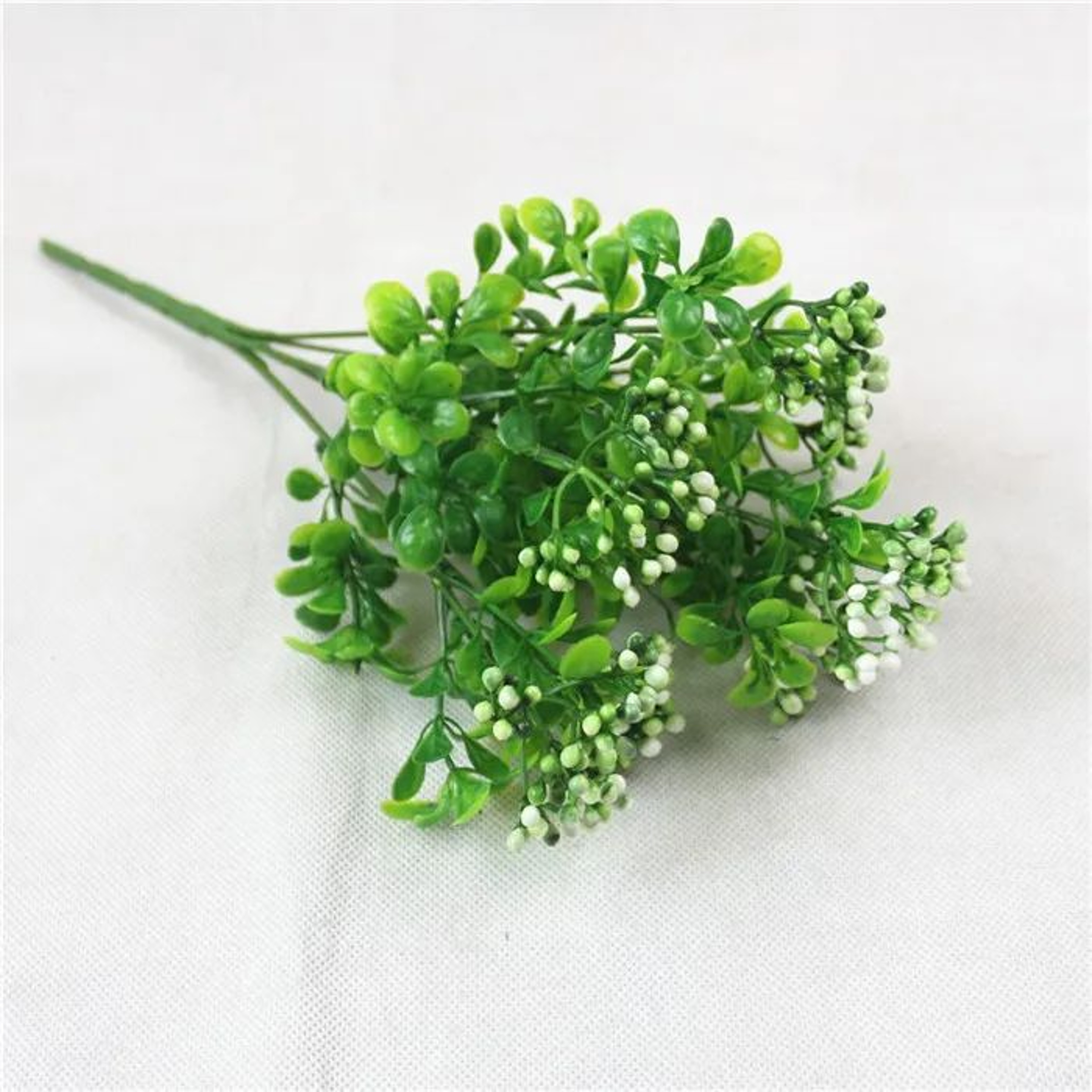 Artificial Fern Grass Plants  Realistic Green Leaf Faux Plants For Home Garden  Wedding Decor 23