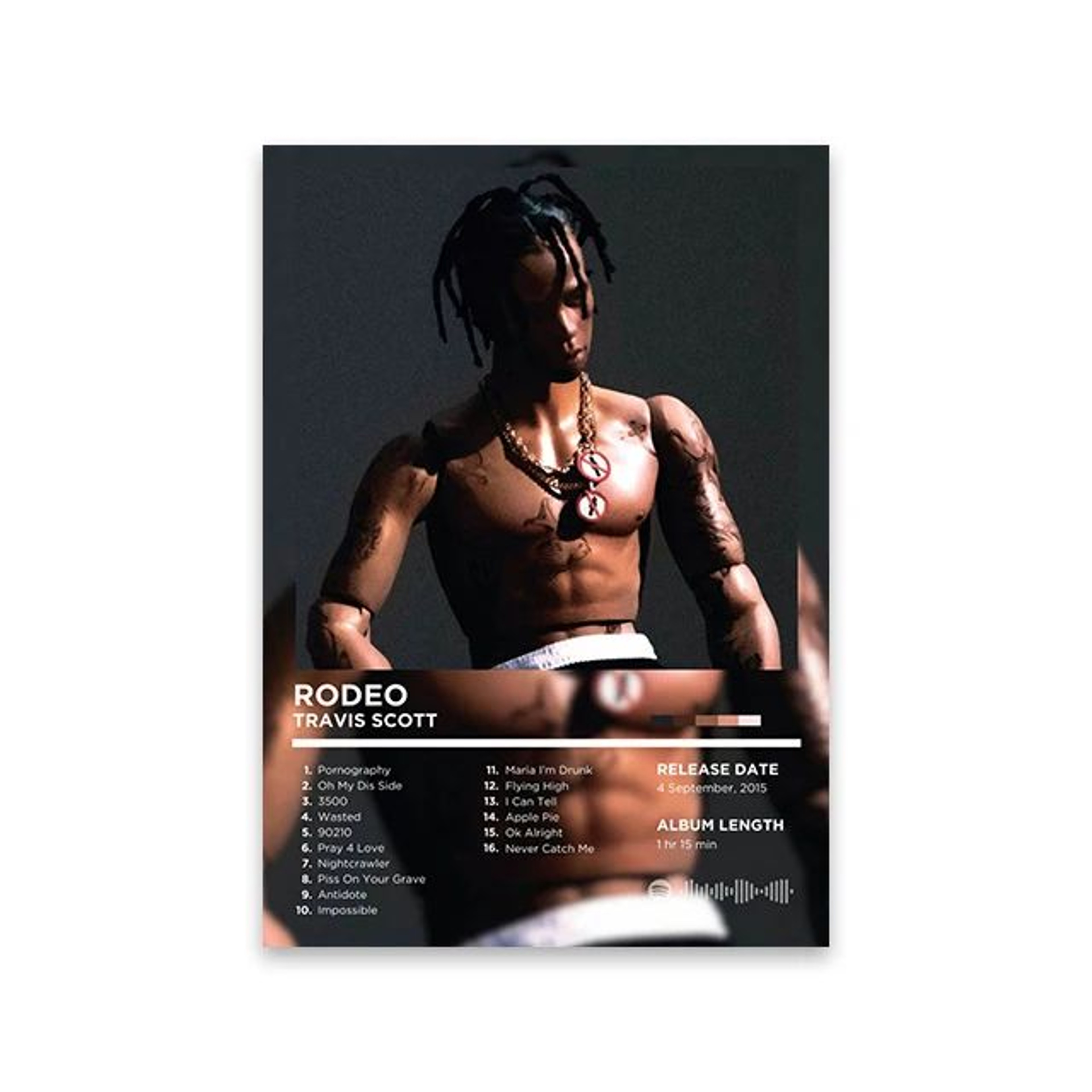 Retro Rapper Album Cover Canvas Wall Art  Hip Hop Music Poster Print For Room Decor 17