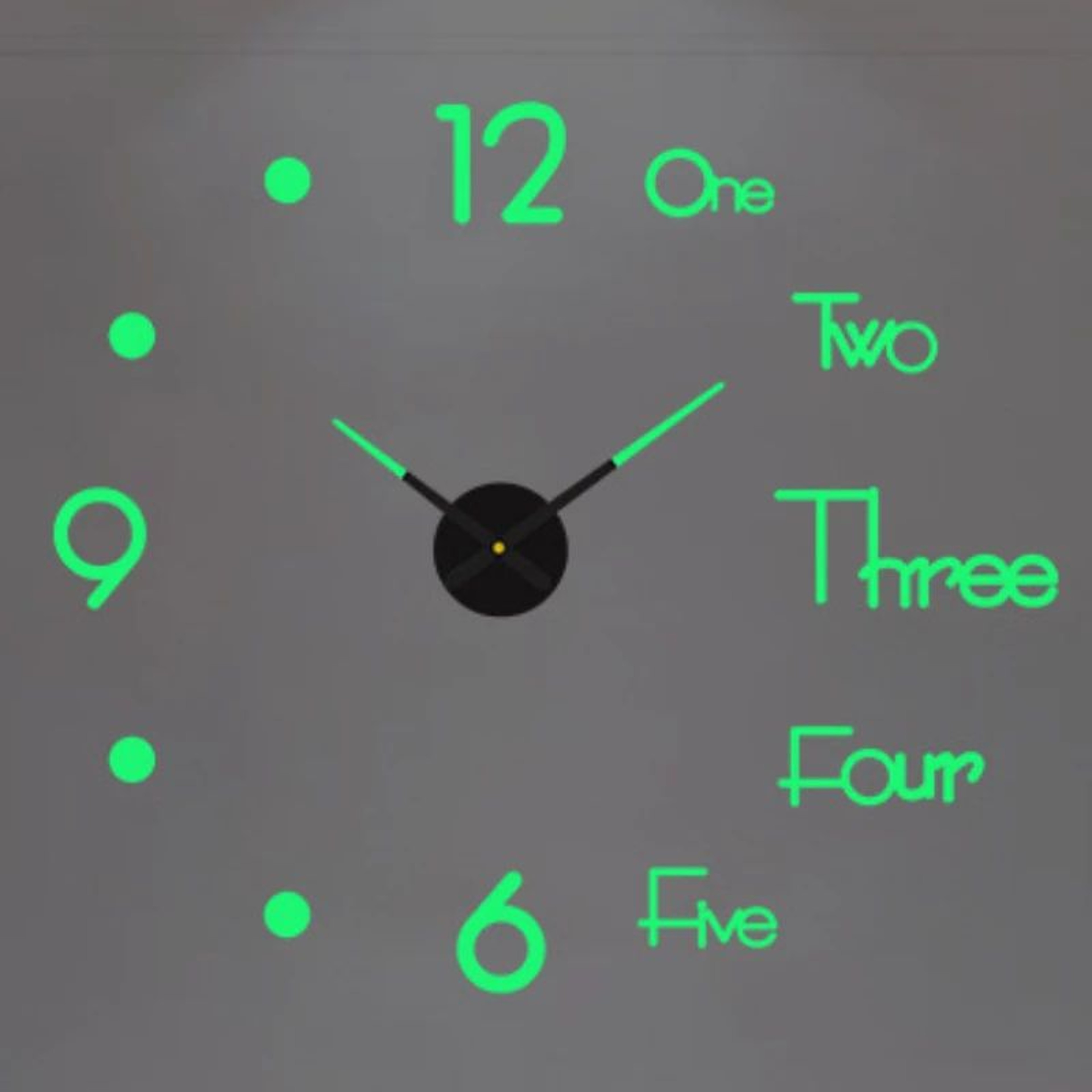 Modern 3D DIY Acrylic Mirror Wall Clock  Large Frameless Quartz Decorative Wall Clock 9