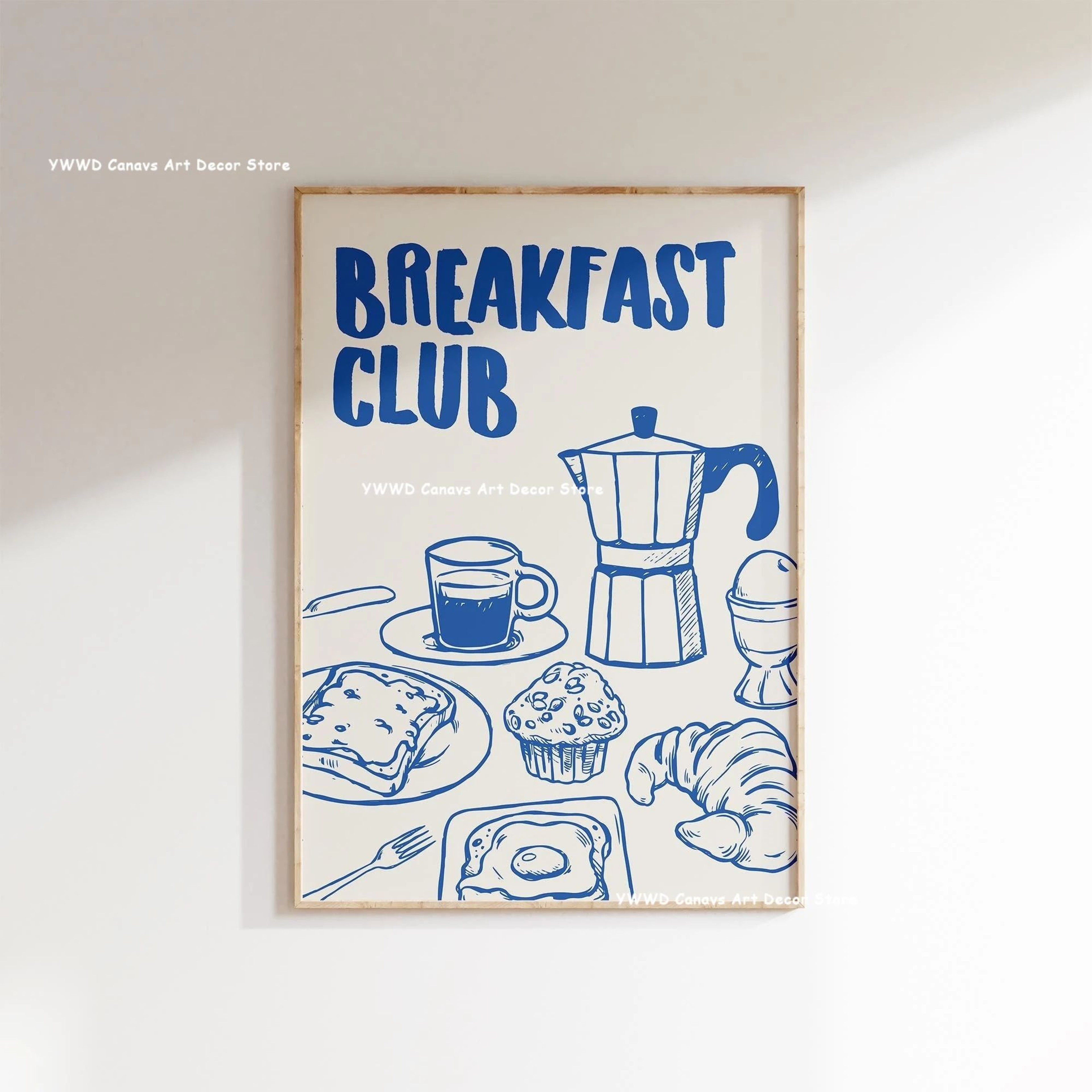 Bon Appetit Kitchen Canvas Poster  Coffee Espresso Typography Wall Art For Dining Room Decor 15