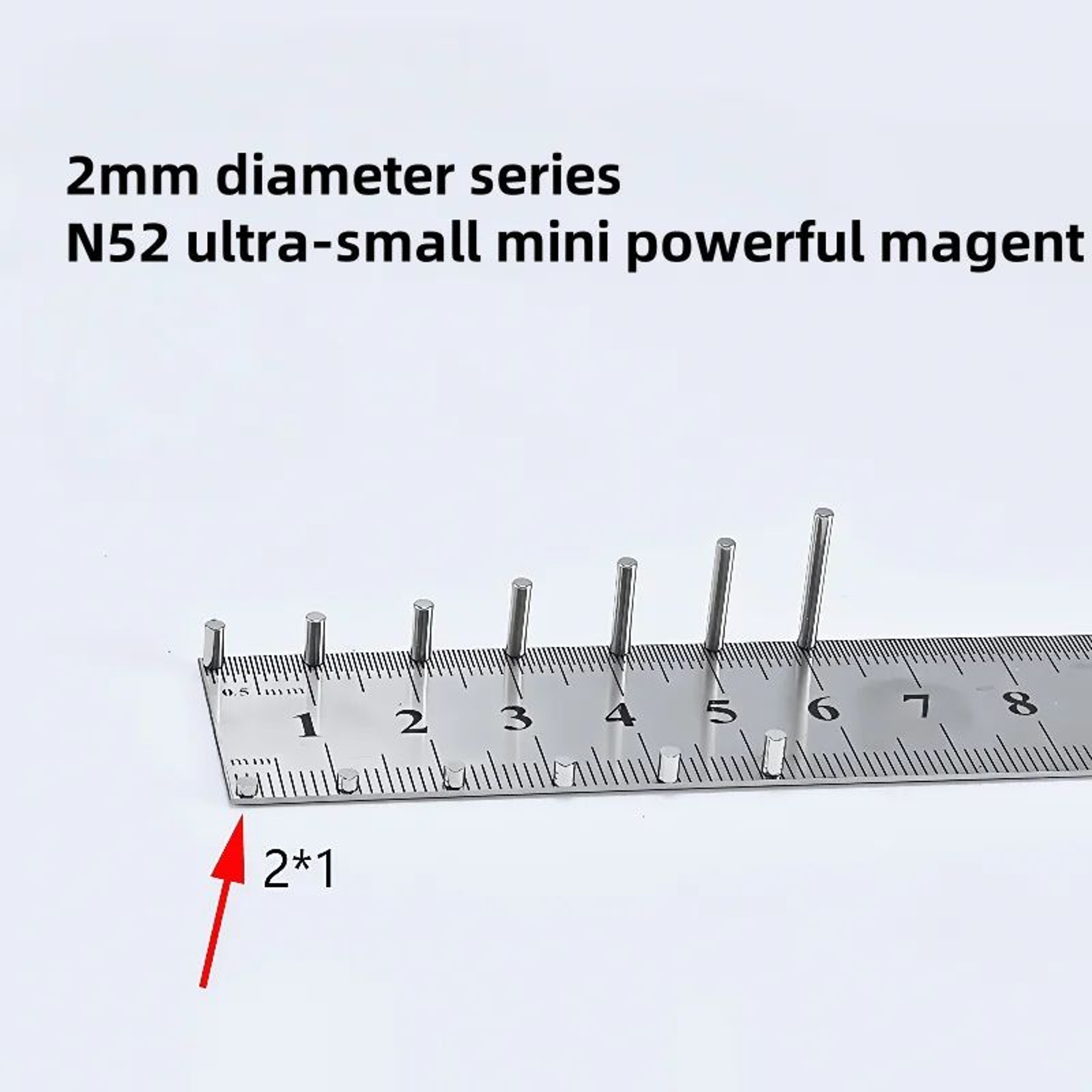 N52 Mini Round Neodymium Magnets Set 10PCS  UltraStrong Small Refrigerator Magnets 6