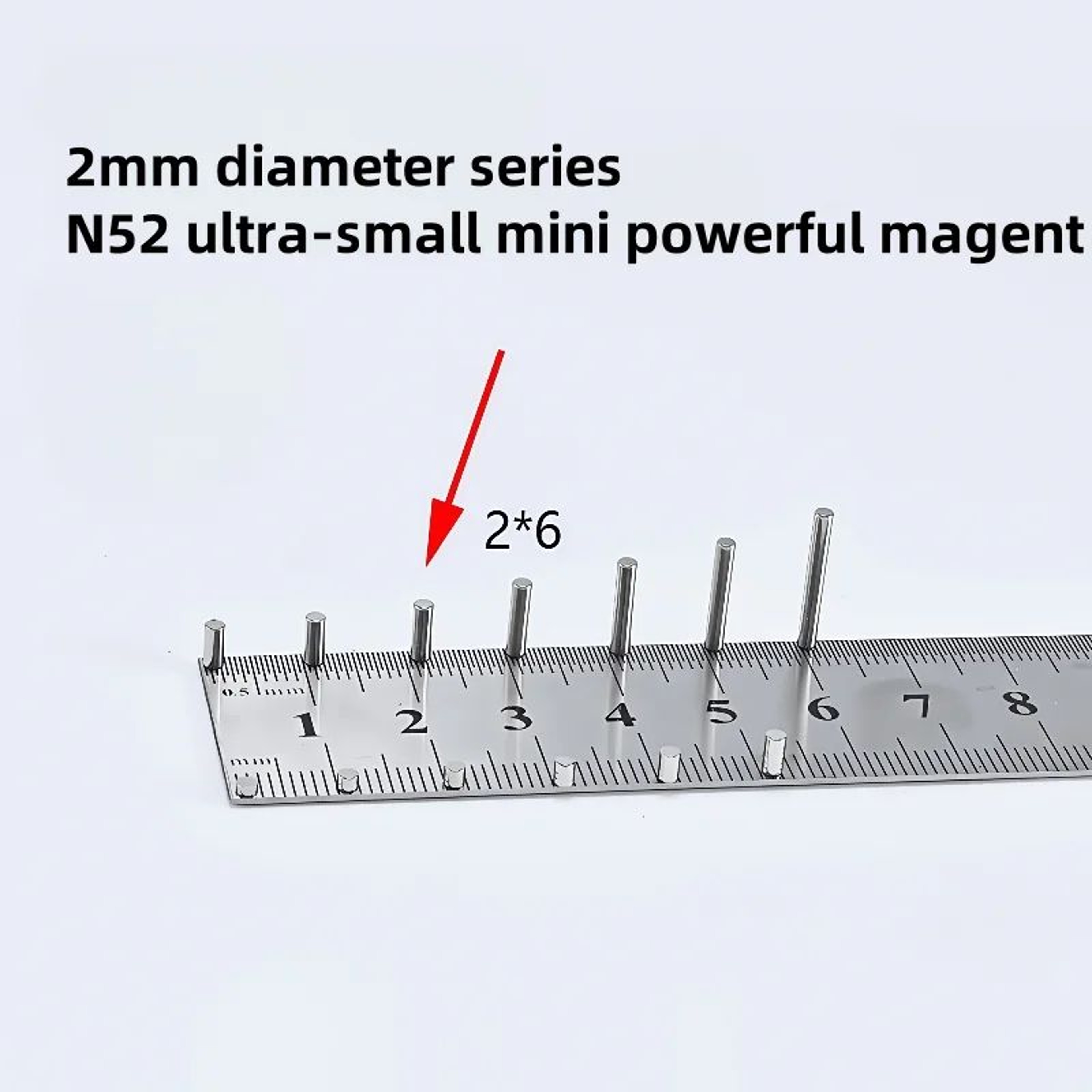 N52 Mini Round Neodymium Magnets Set 10PCS  UltraStrong Small Refrigerator Magnets 11