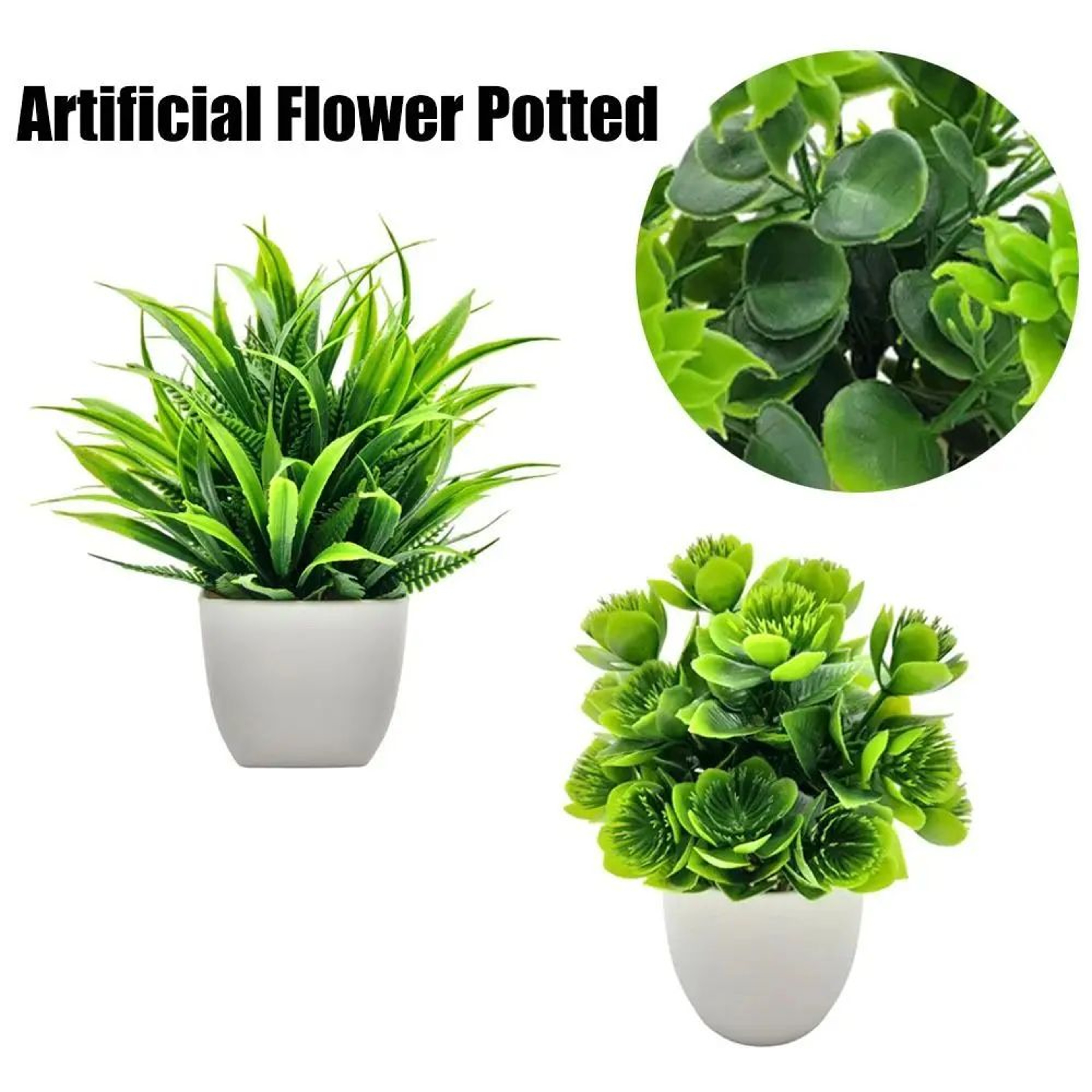 Mini Artificial Bonsai Plant Decor  Realistic Fake Potted Flower For Desk Home  Office Styling 2