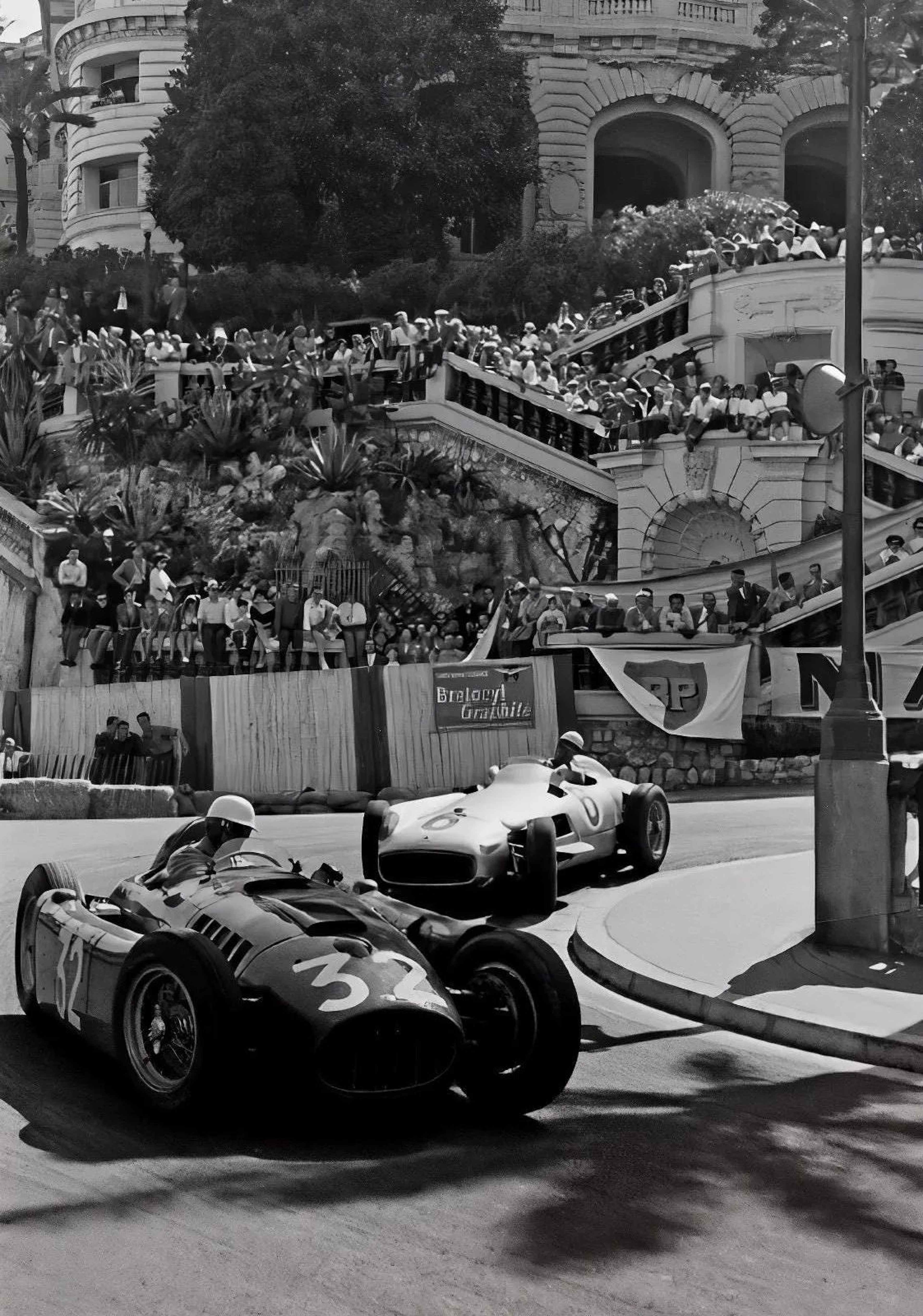 Vintage F1 Monaco Racing Canvas Wall Art  Max Verstappen Formula 1 Poster Print For Home Decor 6