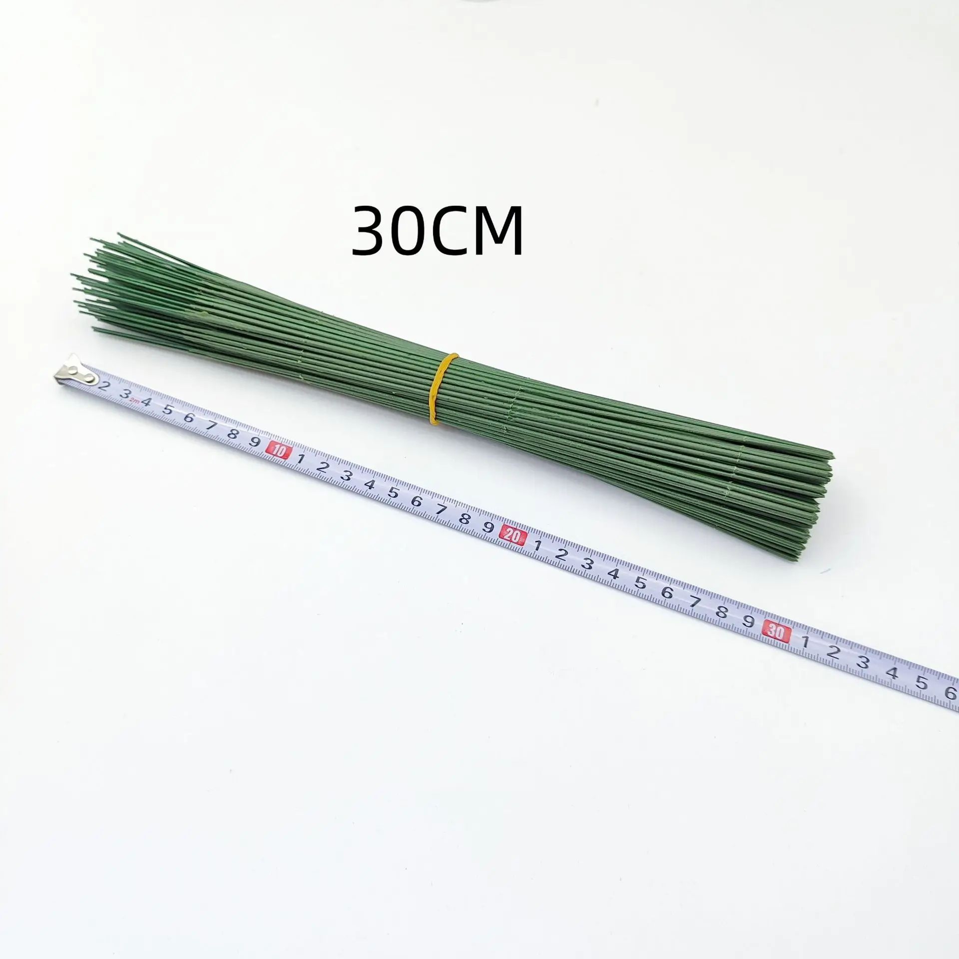 100pcs Artificial Flower Stems  Durable Plastic Rods For Hydrangea  Rose DIY Wedding Decor 9