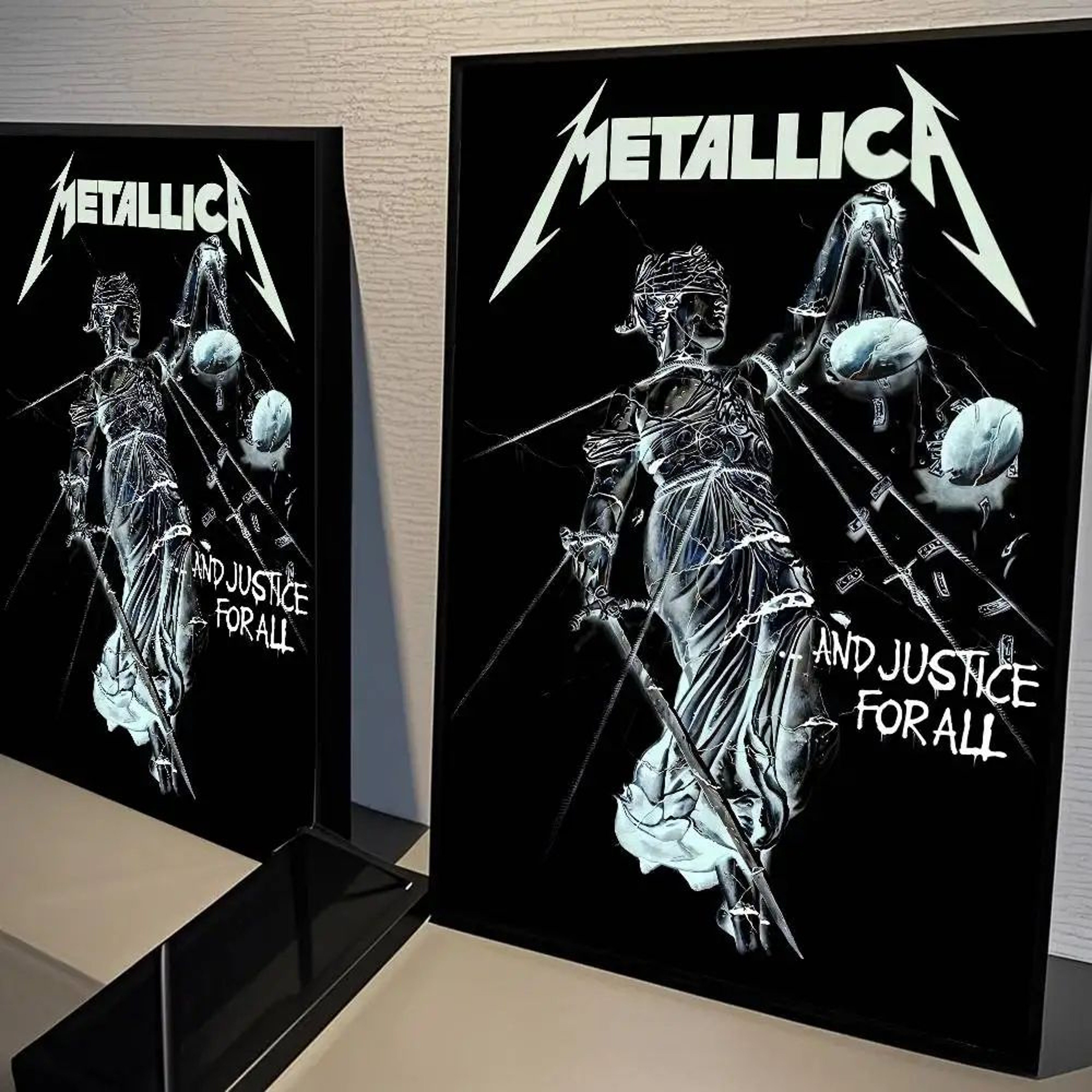 Metallica Classic Band Wall Poster  Vintage Rock Music Canvas Art For Room  Bar Decor 7