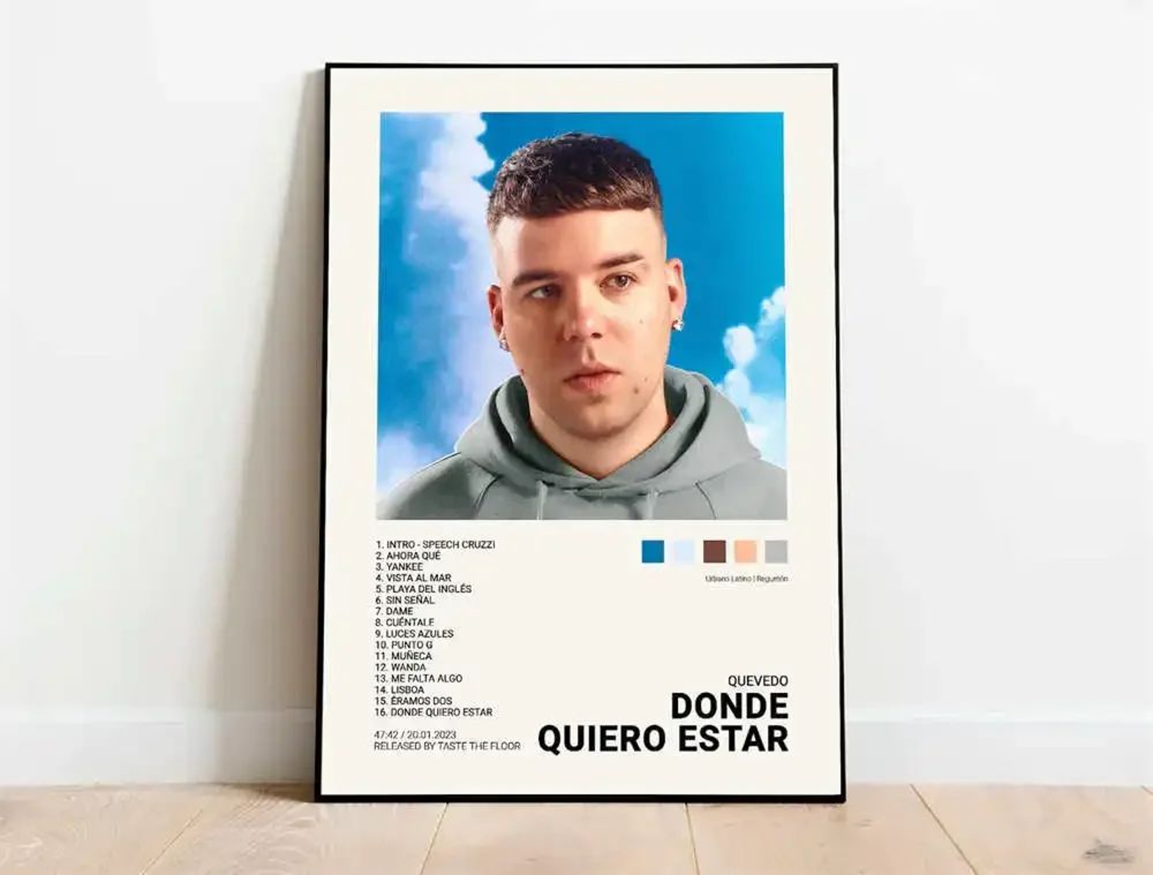 Latin Urban Music Canvas Wall Art  Quevedo Mora Feid  Rauw Alejandro Poster Print Decor 11