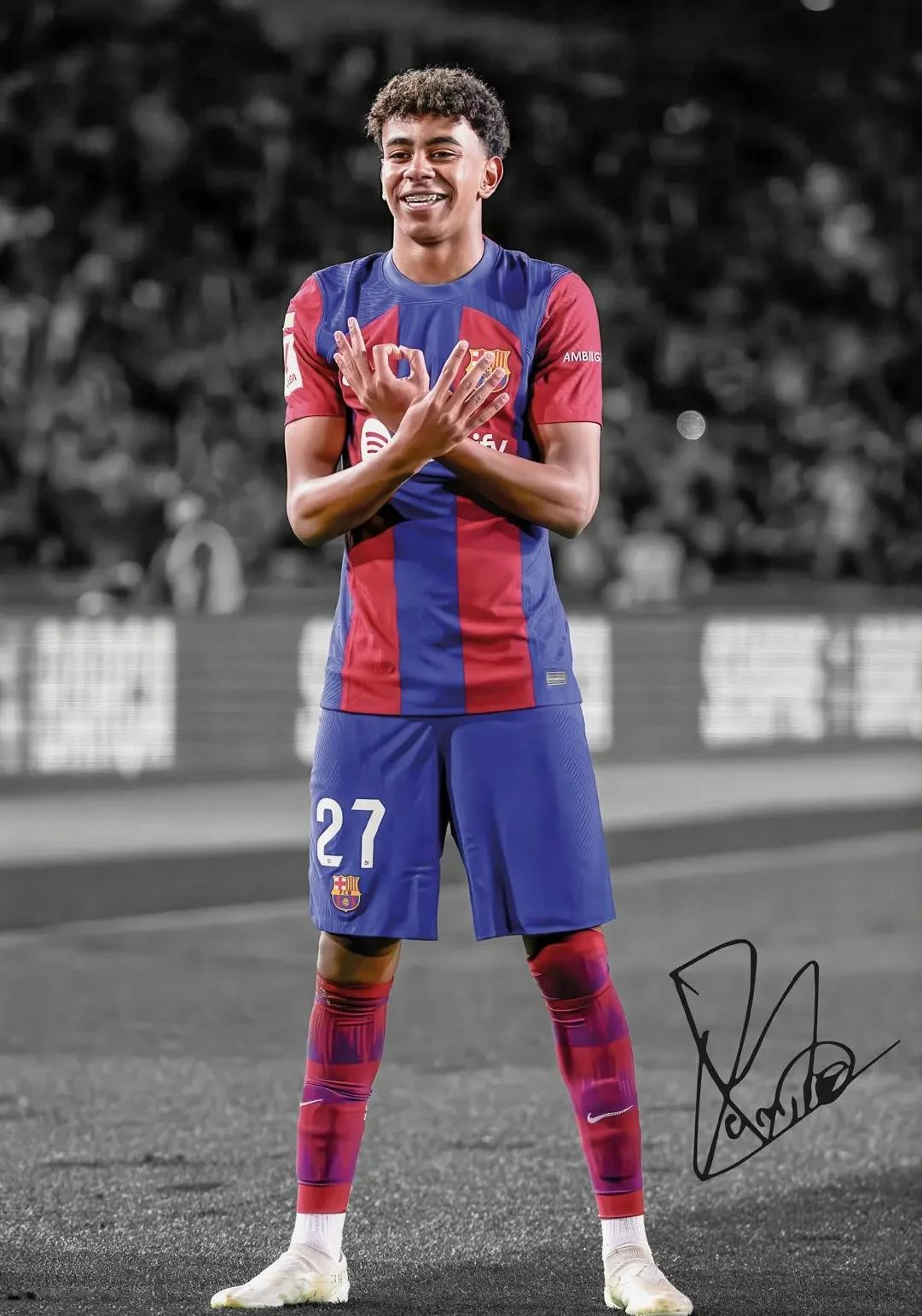 Modern Soccer Player Canvas Wall Art  Football Athlete Highlight Poster For Room Decor 18