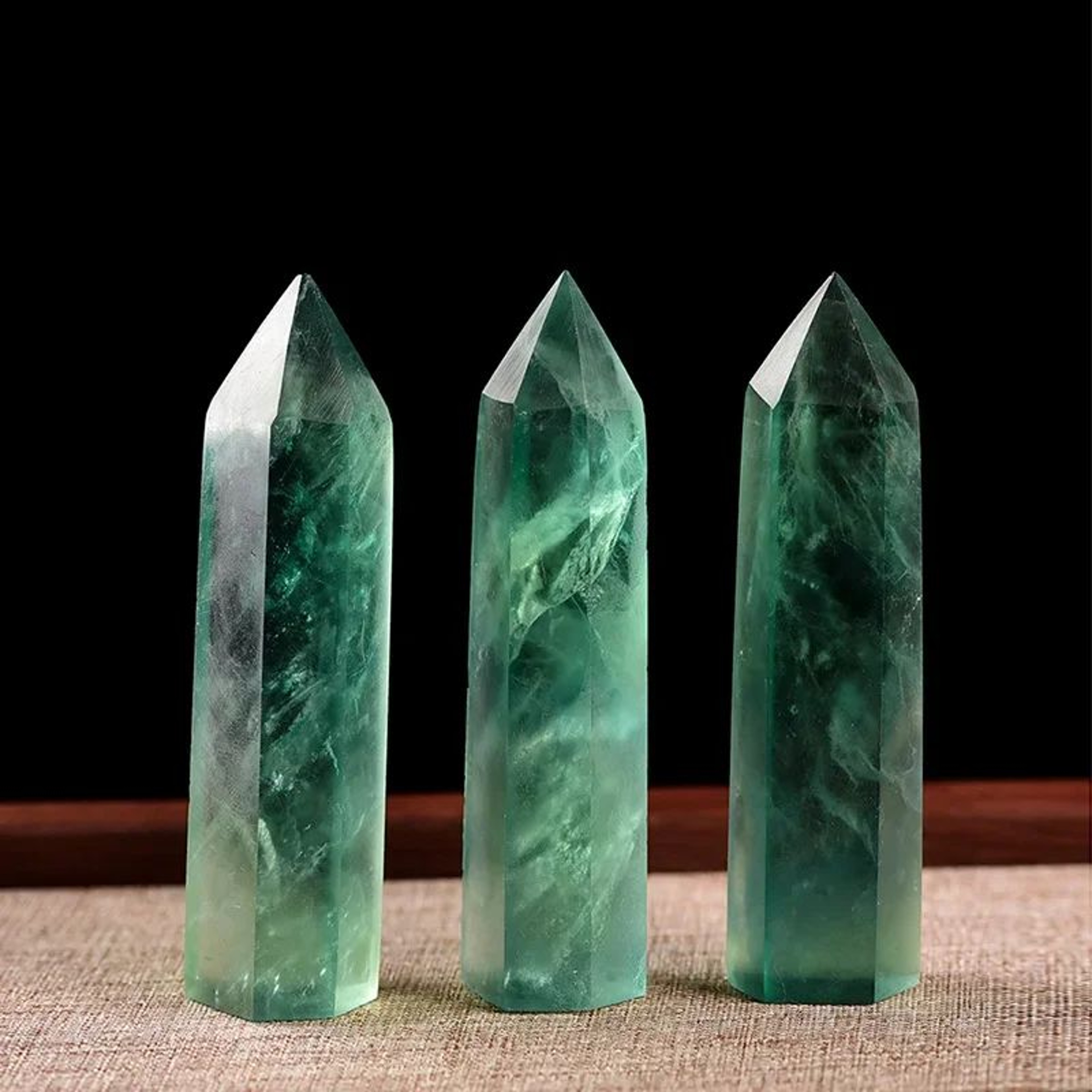 Natural Crystal Obelisk Wand  Rose Quartz  Amethyst Healing Point For Reiki  Home Decor 9