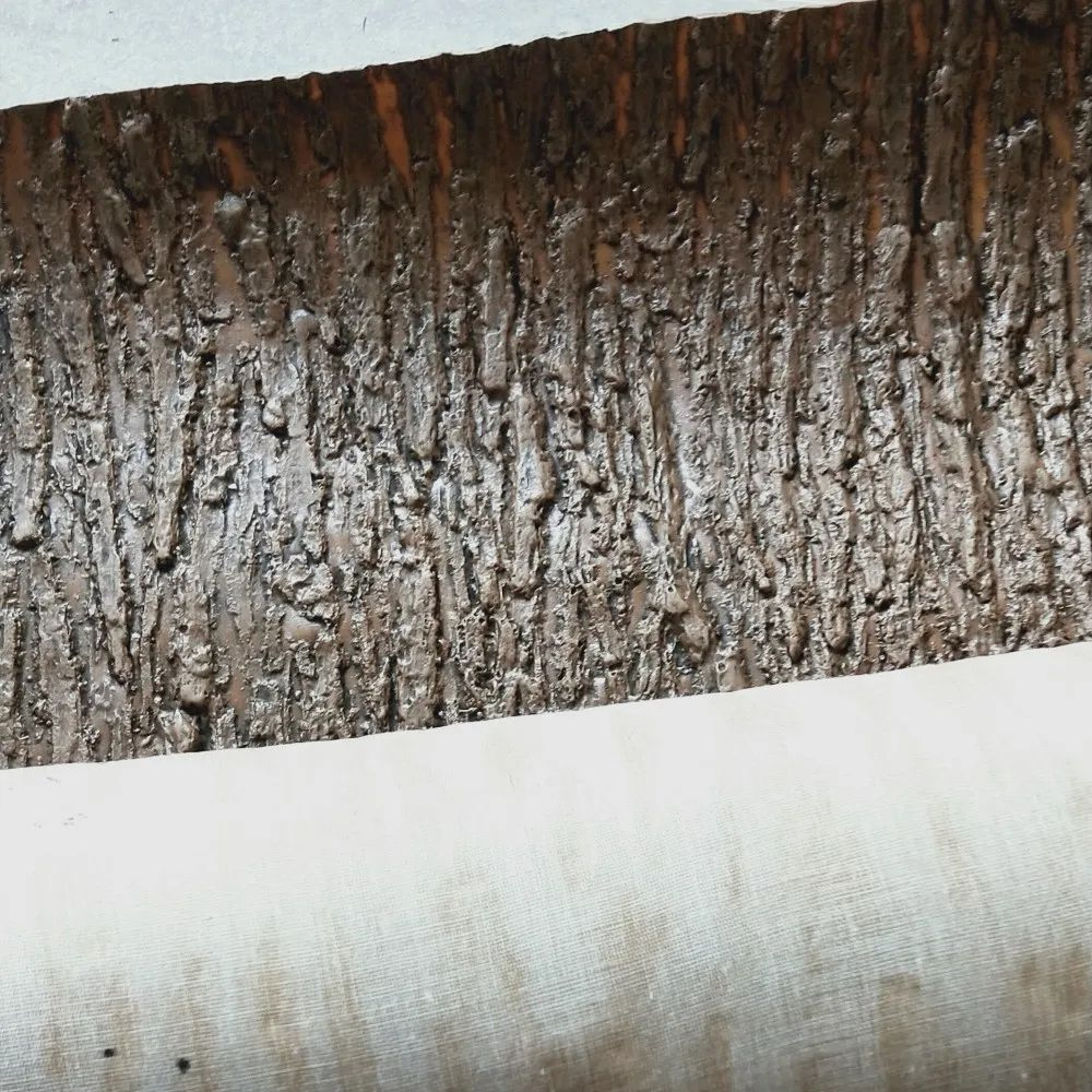 Artificial Tree Bark Column Decor  Realistic Silicone Landscaping Pillar Cover For Garden  Home 5