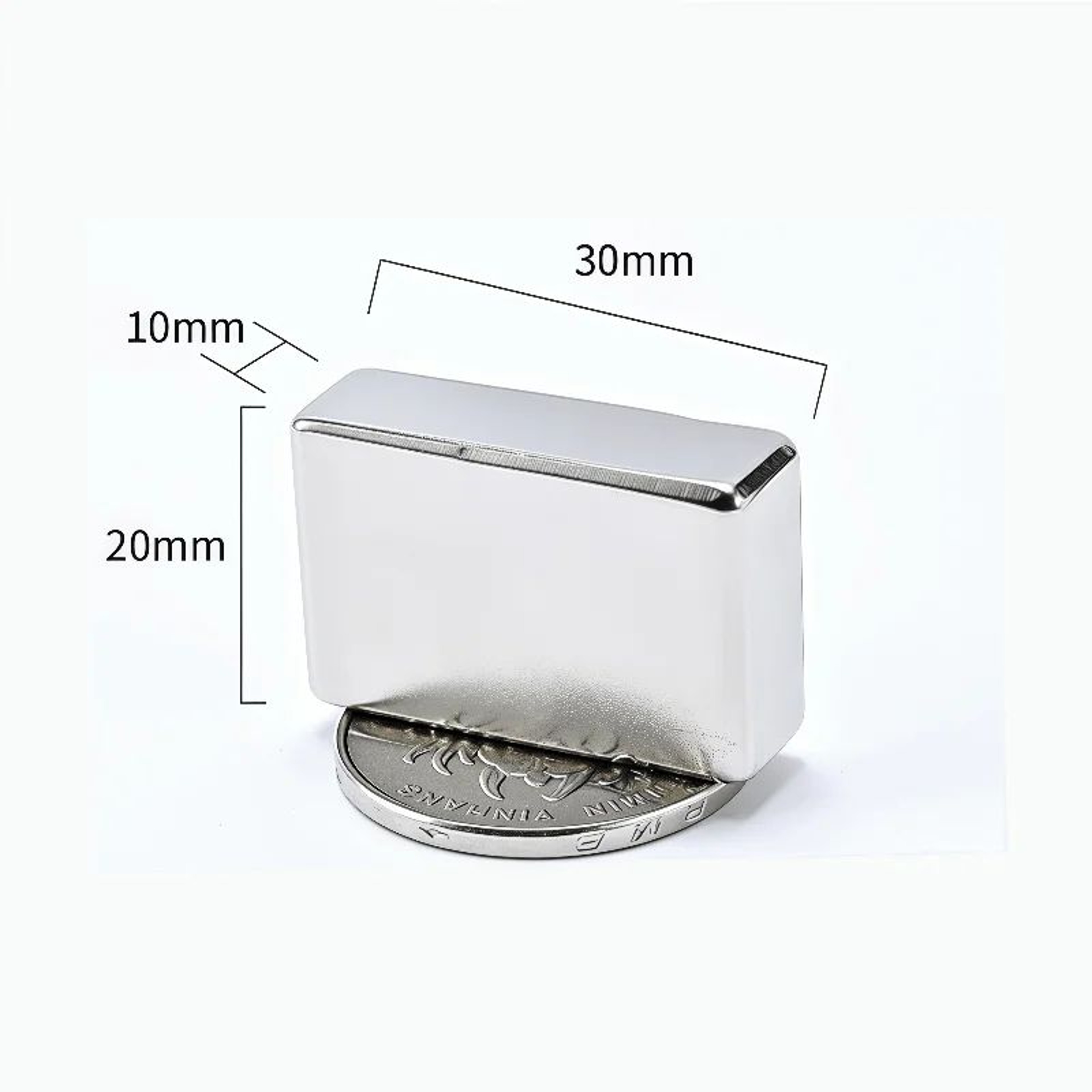 10pcs N52 Strong Neodymium Square Magnets Set  Heavy Duty Magnetic Blocks For Office Fridge  DIY Us 10