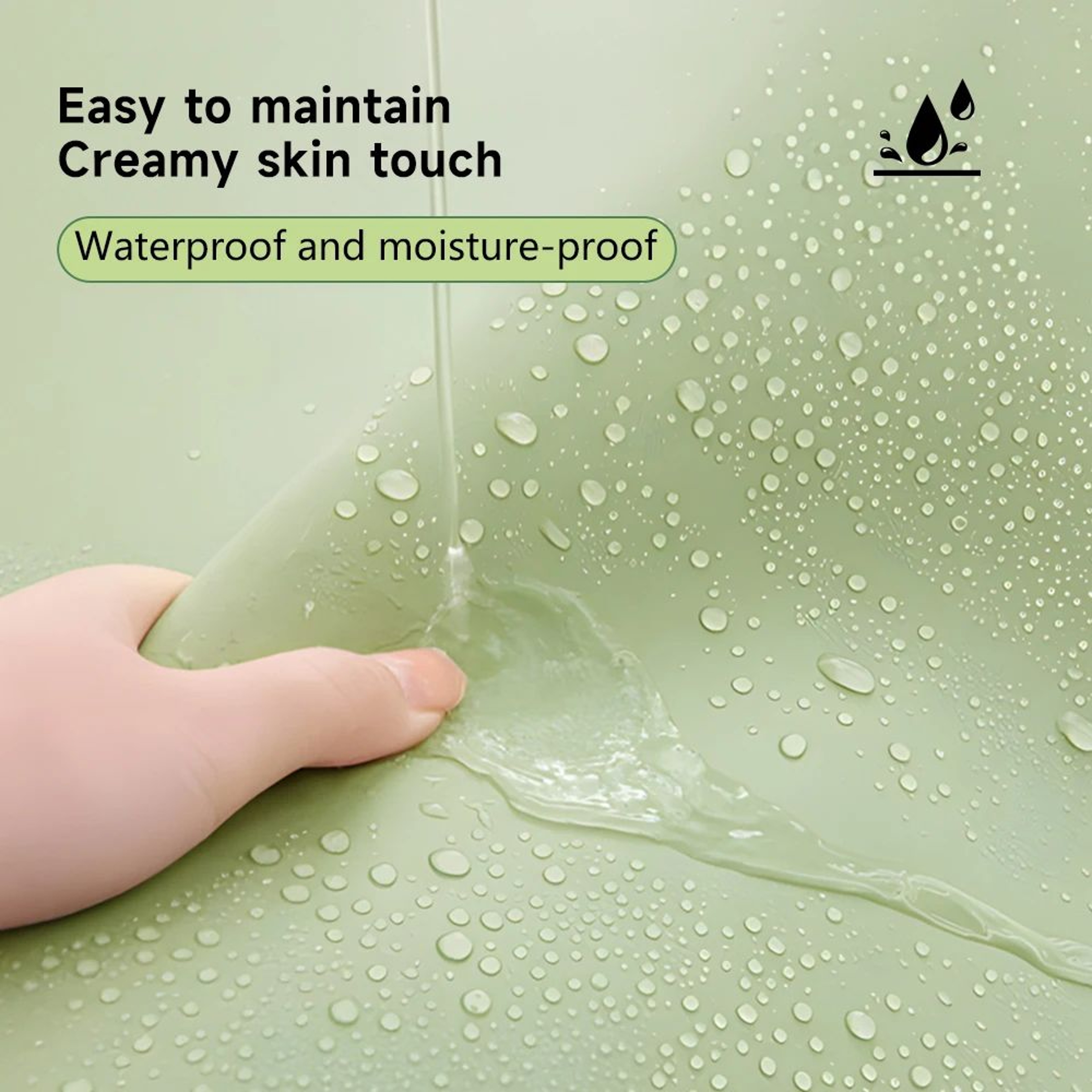 FlexGuard Waterproof Kitchen Table Mat  HeatResistant NonSlip Vinyl Desk  Counter Protector 5