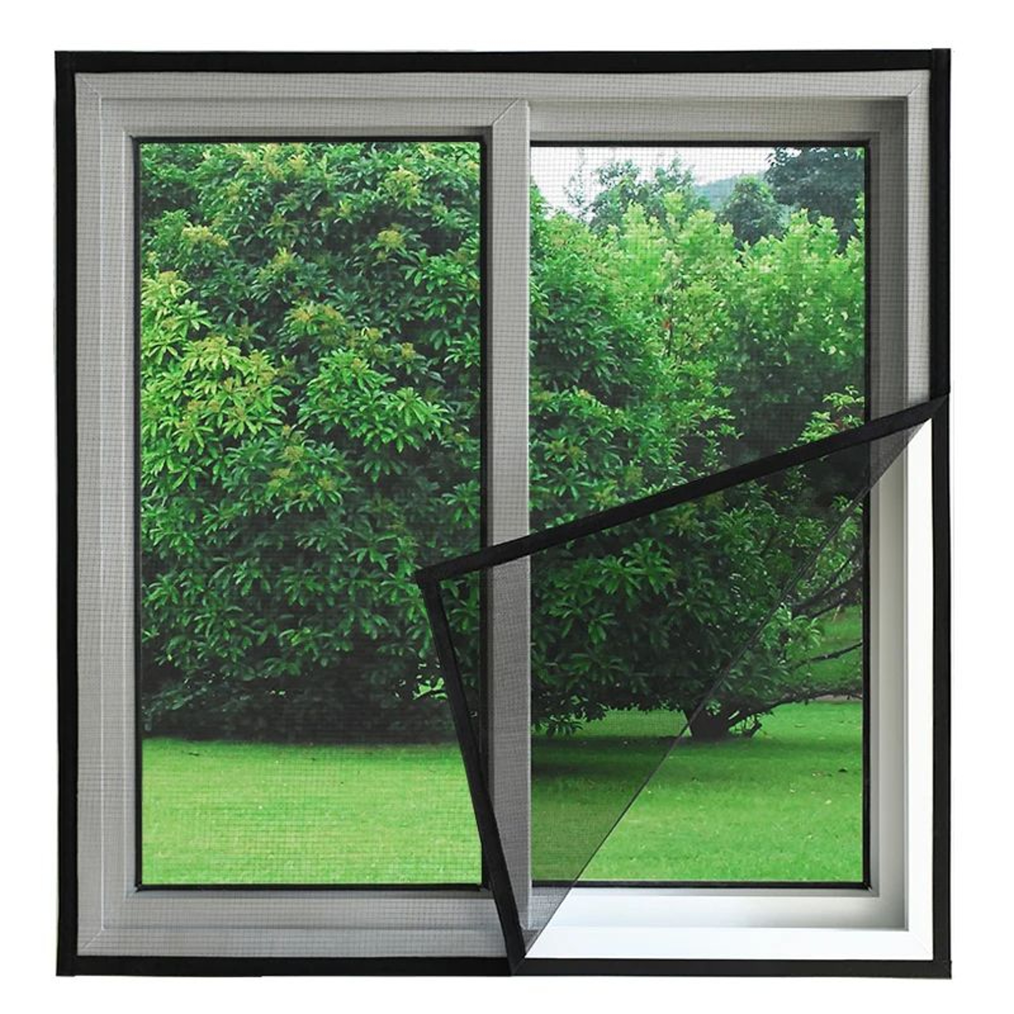 Custom Fit SelfAdhesive Mosquito Window Screen  AntiInsect Mesh Net For Windows  Doors 3