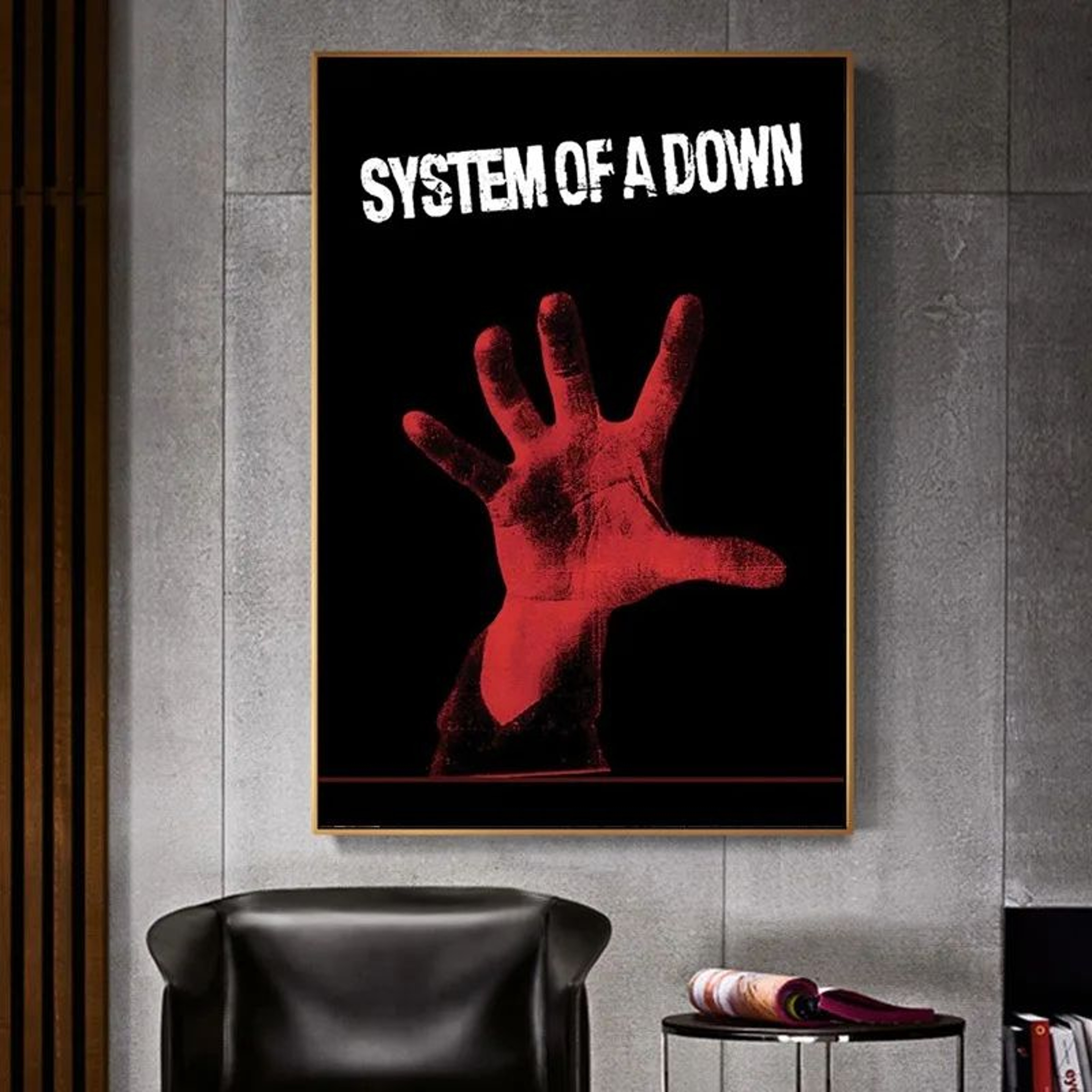 System Of A Down Band Poster Canvas  Heavy Metal Music Wall Art For Bedroom Living Room  Home Decor 2