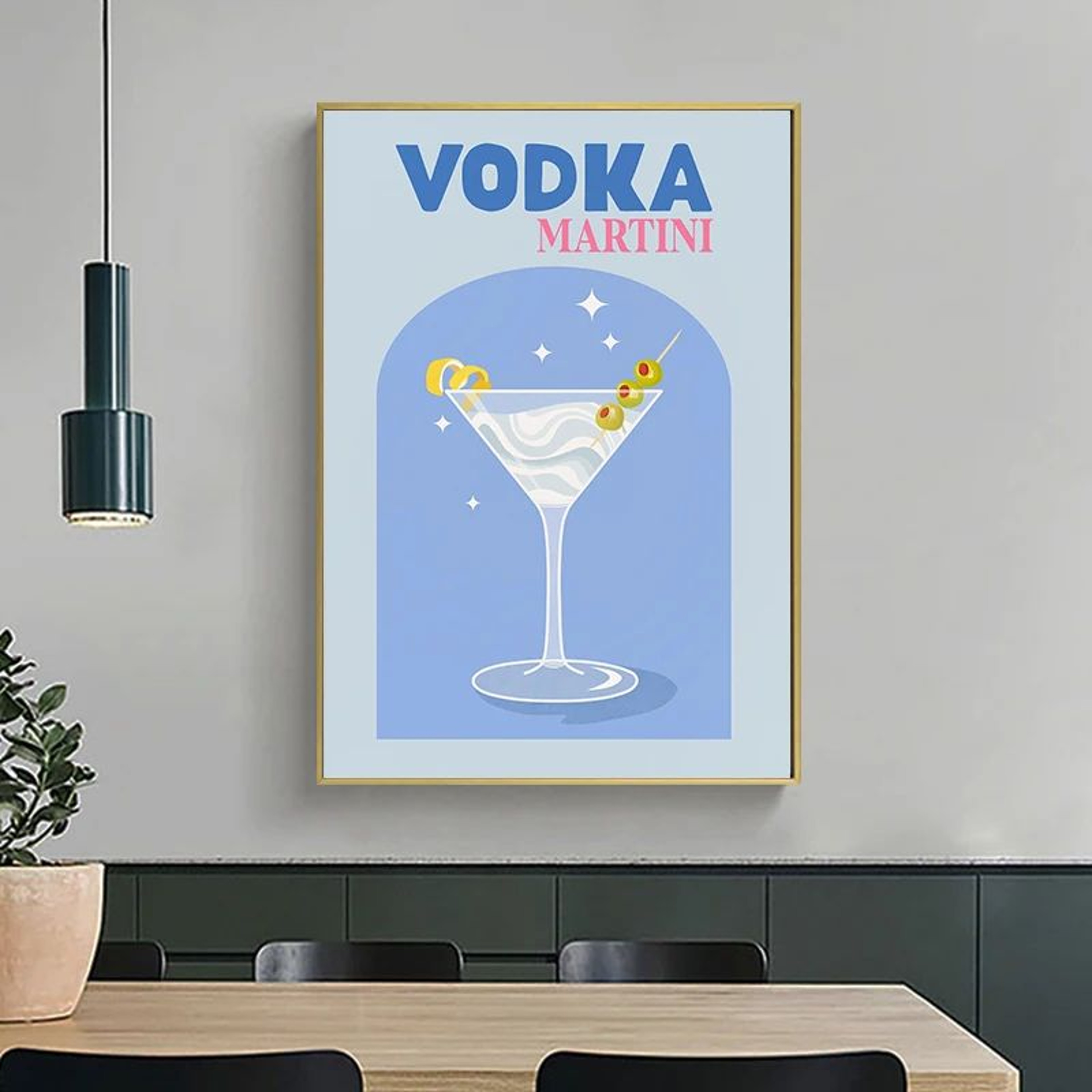 Colorful Cocktail Canvas Posters  Trendy Bar Wall Art Prints For Home Bar Kitchen  Decor 2