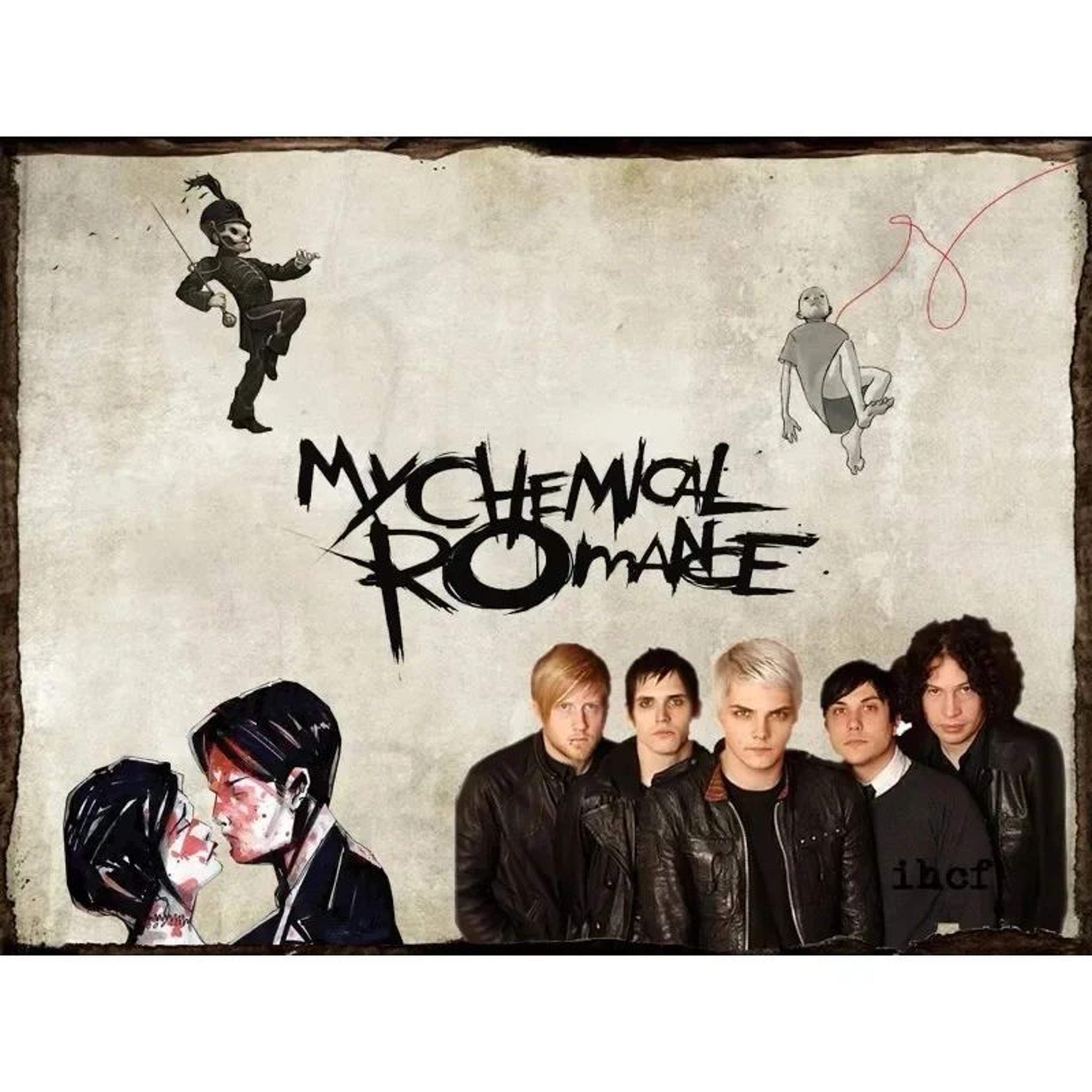 My Chemical Romance Band Poster Canvas  MCR Singer Rock Music Wall Art For Bedroom  Living Room Dec 27
