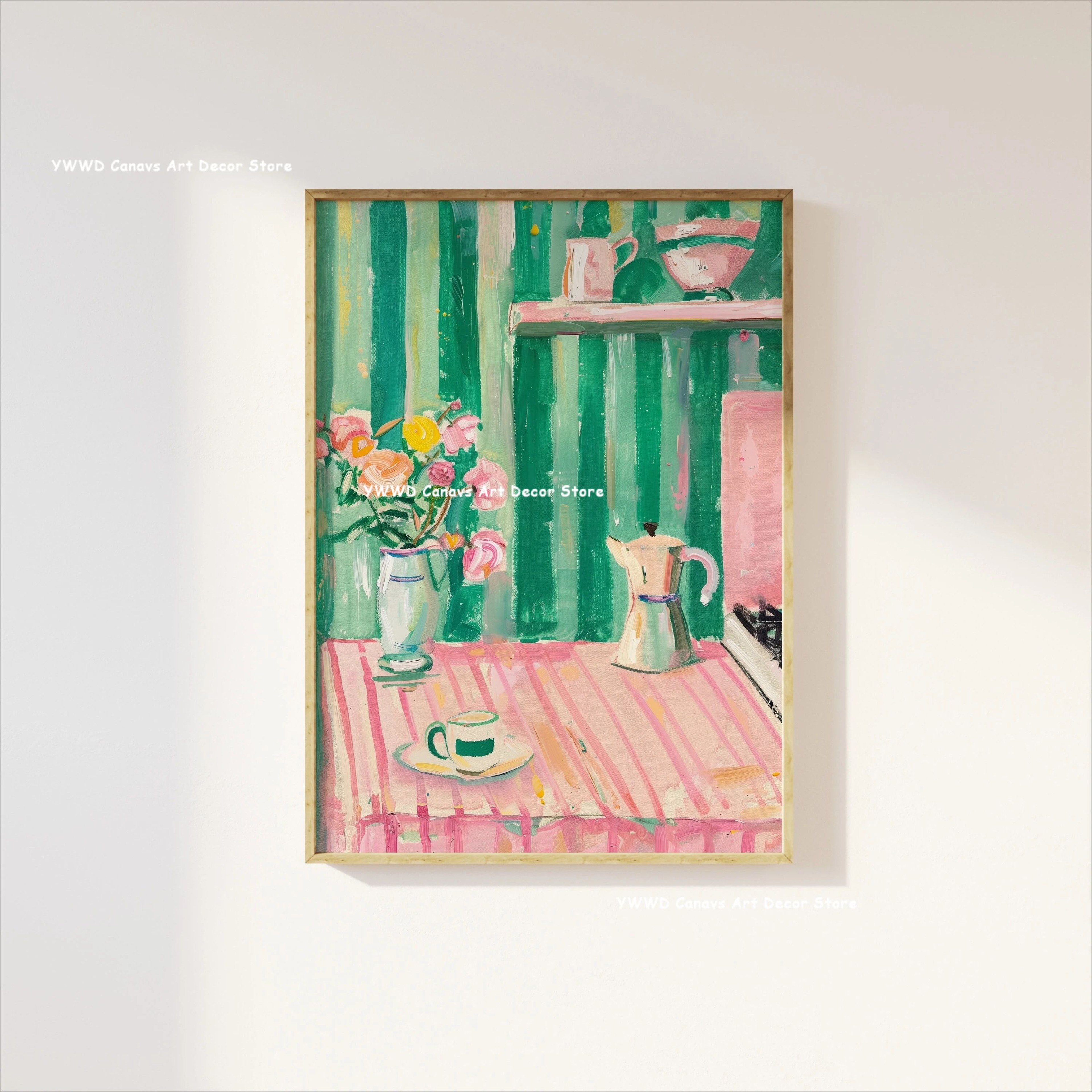 Buongiorno Espresso Canvas Print  Coffee Kitchen Wall Art Poster For Cafe  Modern Home Decor 9
