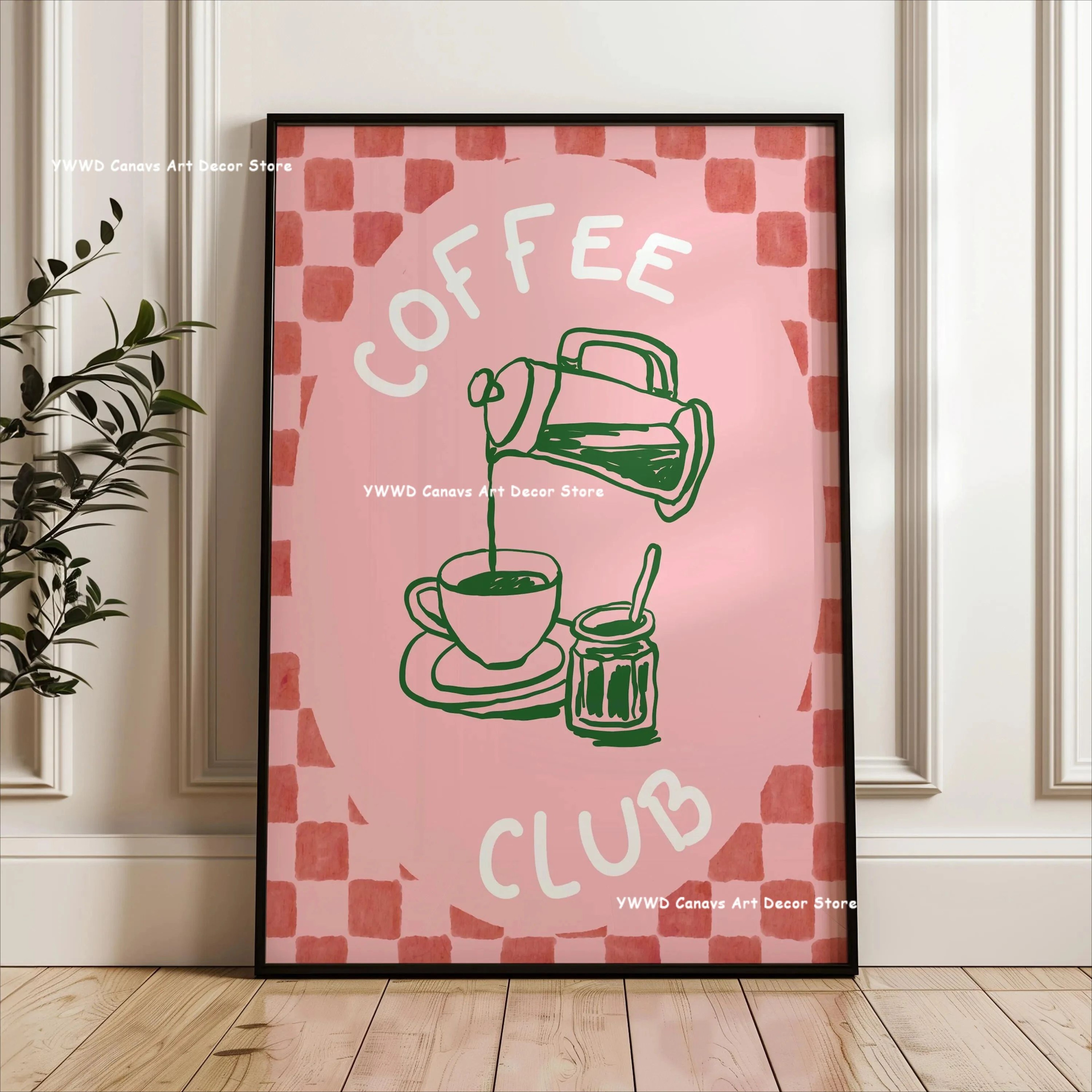 Buongiorno Espresso Canvas Print  Coffee Kitchen Wall Art Poster For Cafe  Modern Home Decor 25