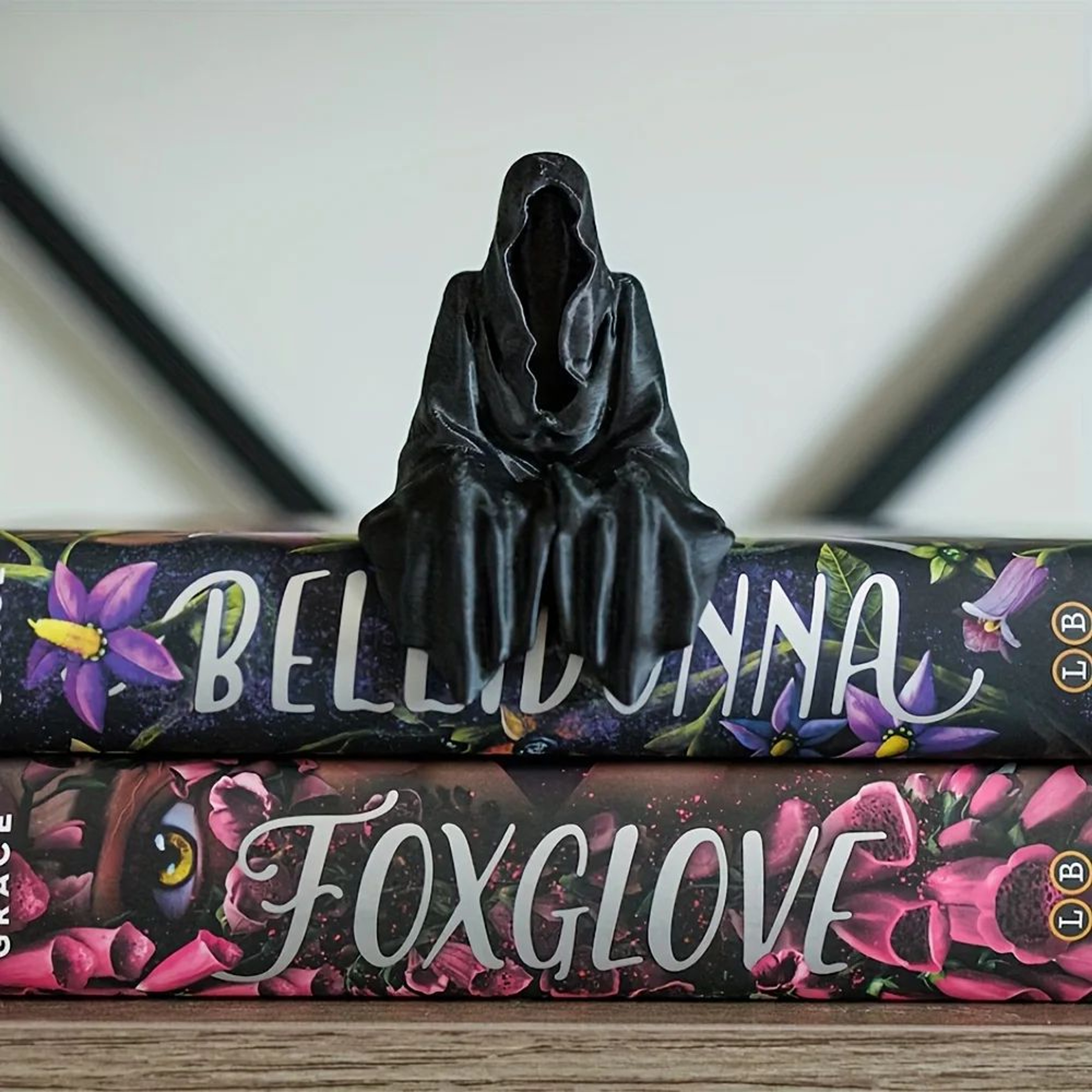 3D Printed Hooded Cloaked Statue  Gothic Dark Aesthetic Figurine For Desk Shelf  Home Decor 1