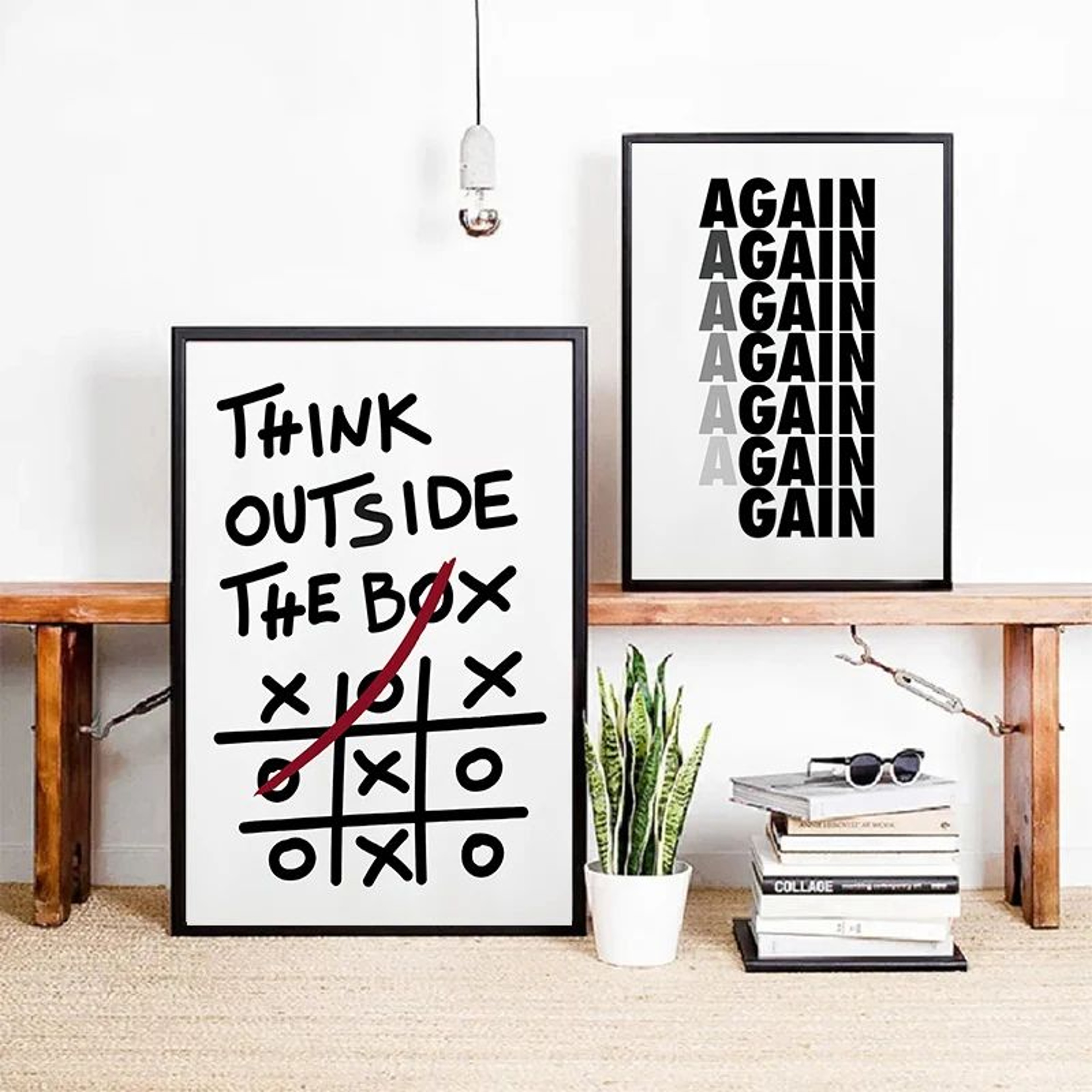 Motivational Quote Canvas Wall Art  Inspirational Discipline Poster For Living Room  Office Decor 2