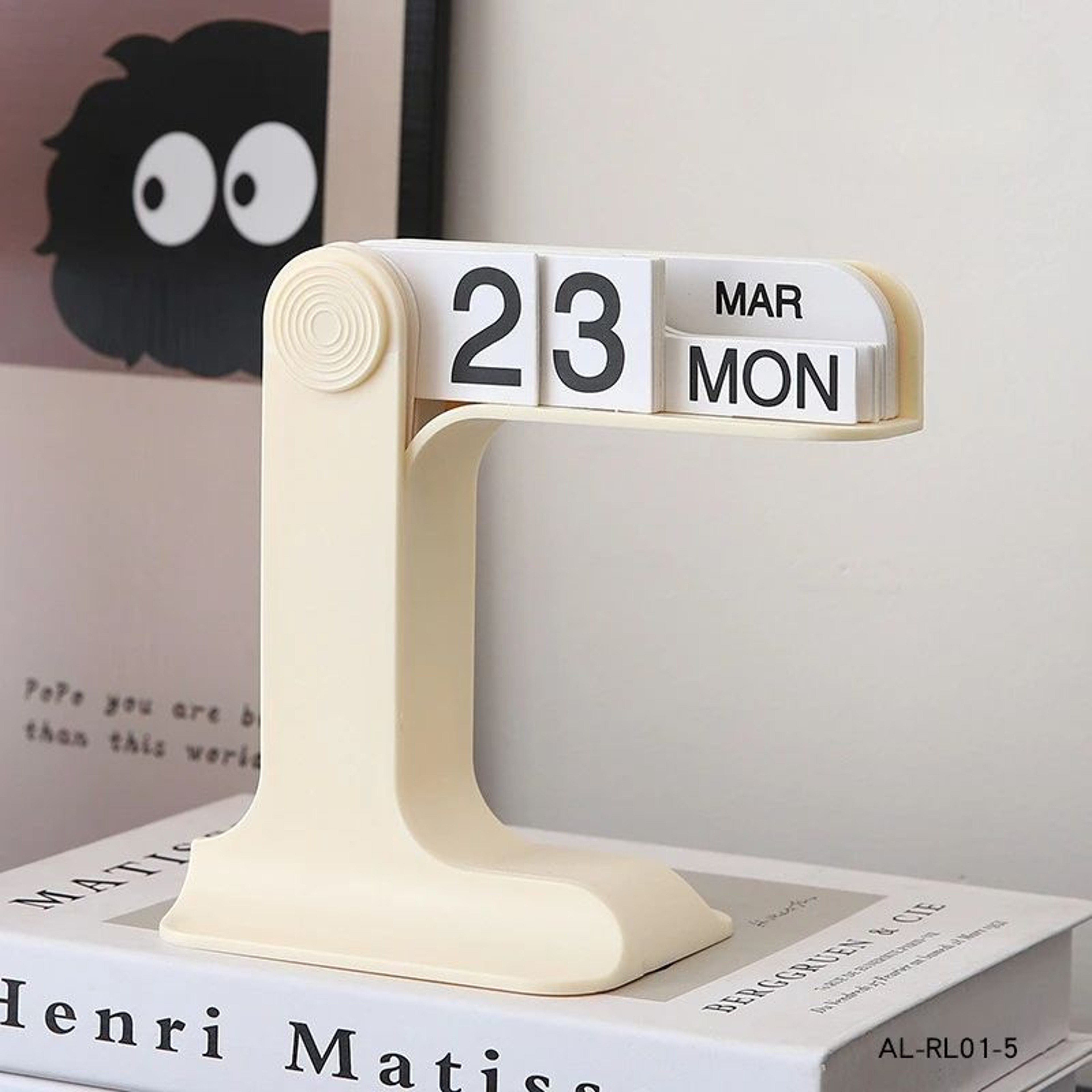 Modern Minimalist Perpetual Desk Calendar  Creative Plastic Desktop Calendar For Office  Home Decor 3
