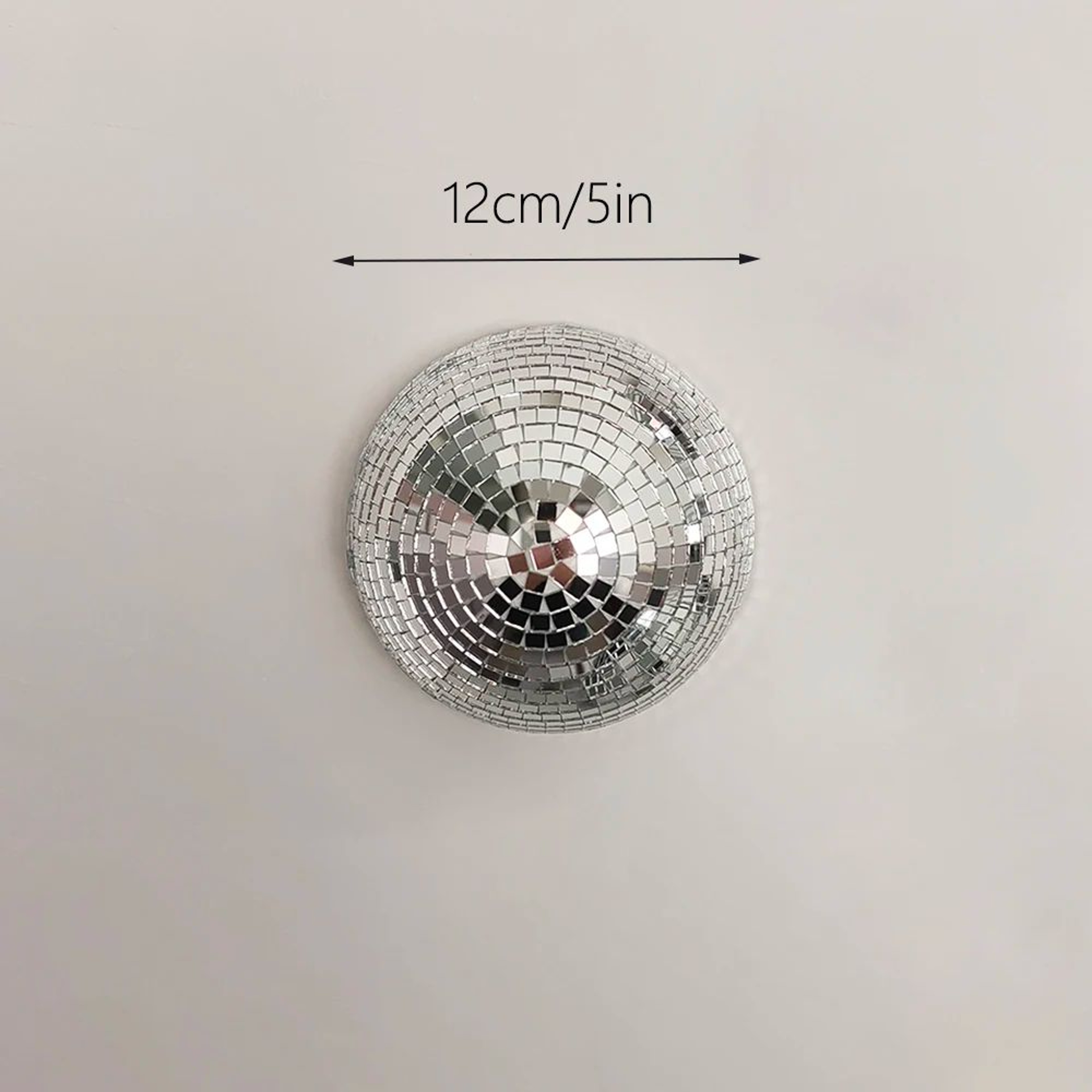 Wall Mounted Disco Ball Mirror Decor  Metallic Half Sphere Mirror Ball For Home Wedding  Party Wall 7
