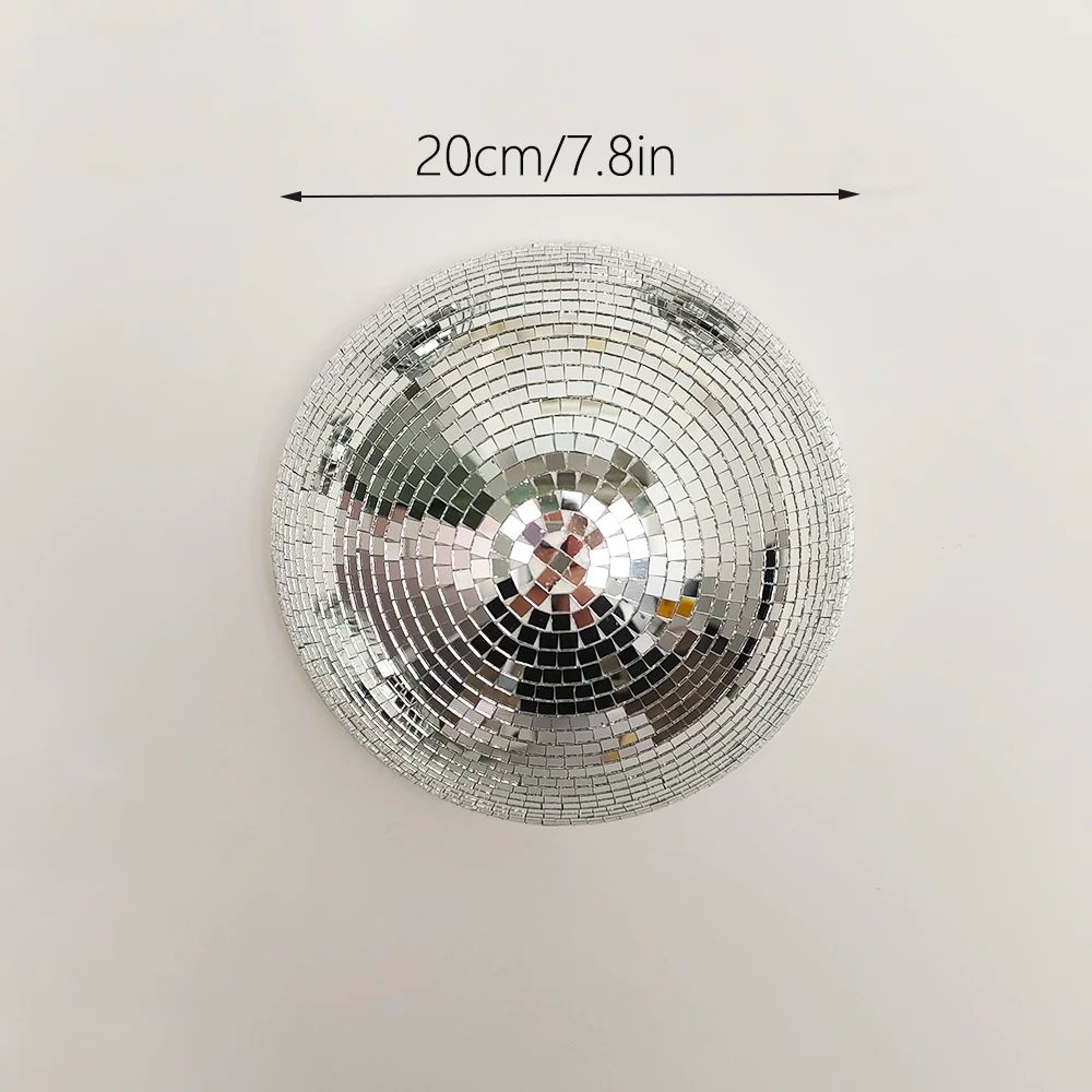 Wall Mounted Disco Ball Mirror Decor  Metallic Half Sphere Mirror Ball For Home Wedding  Party Wall 9