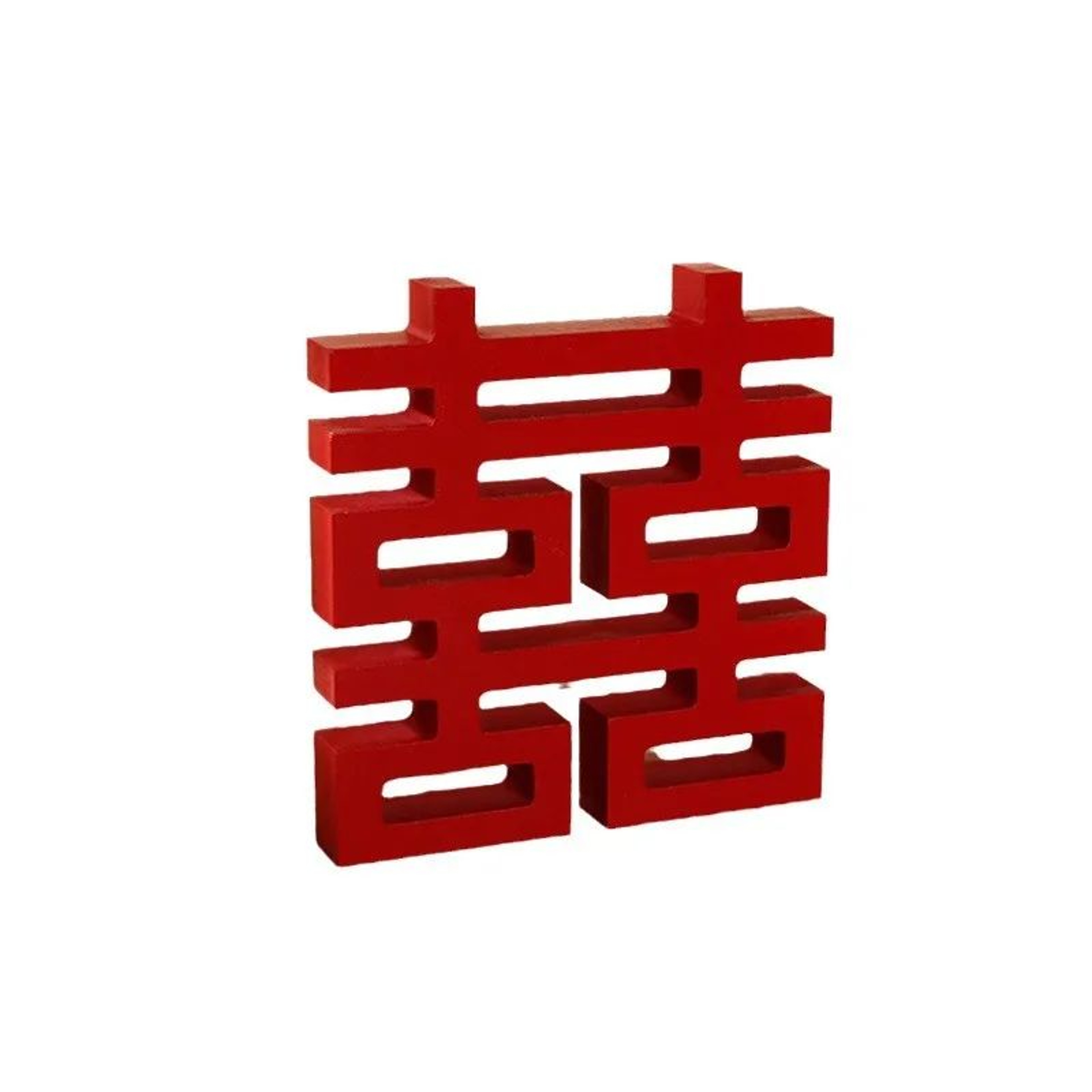 Double Happiness Xi Symbol Wooden Decor  Traditional Chinese Wedding  Festival Wall Ornament 2