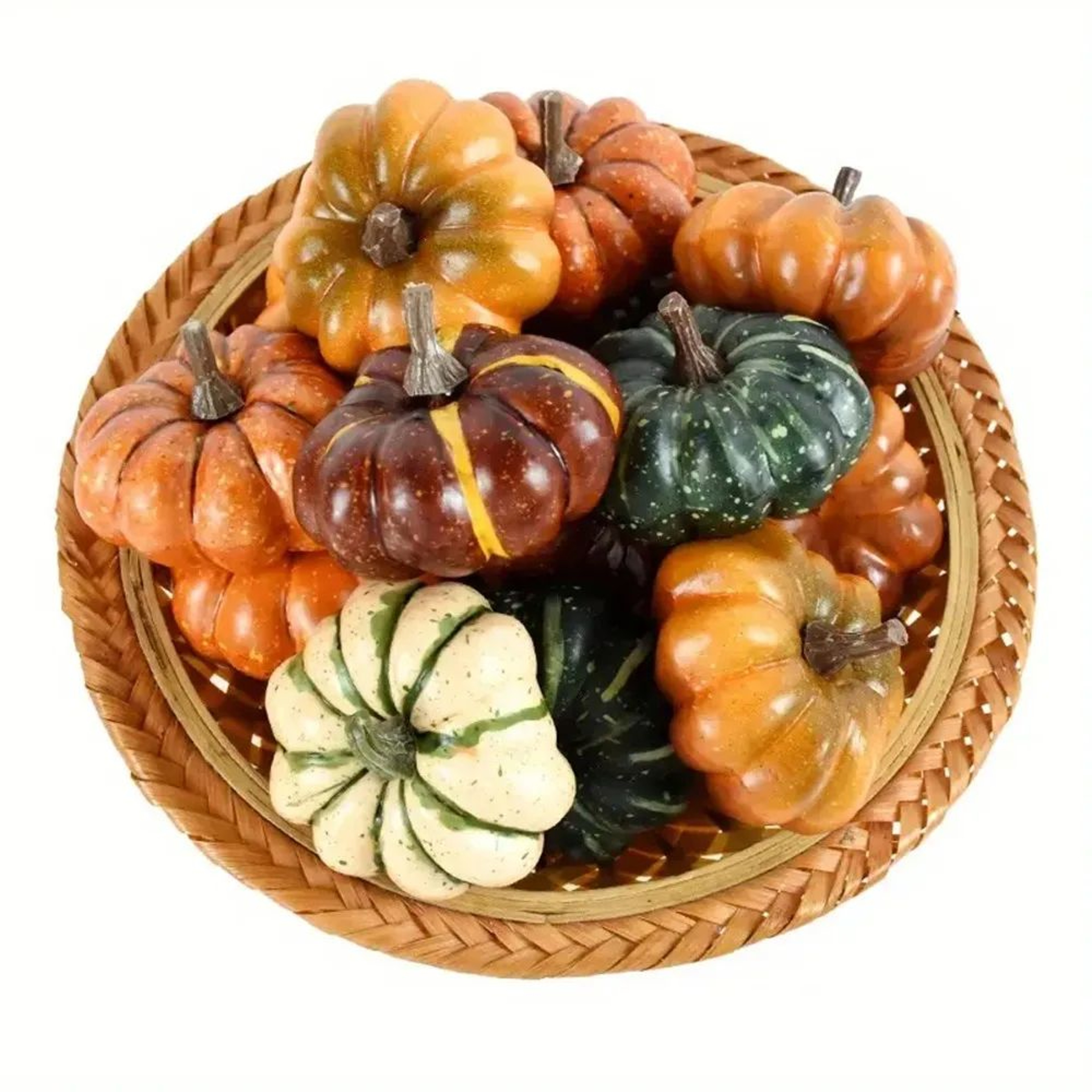 Realistic Artificial Pumpkin Decor Set  Plastic Harvest Thanksgiving Table  DIY Craft Decoration 3