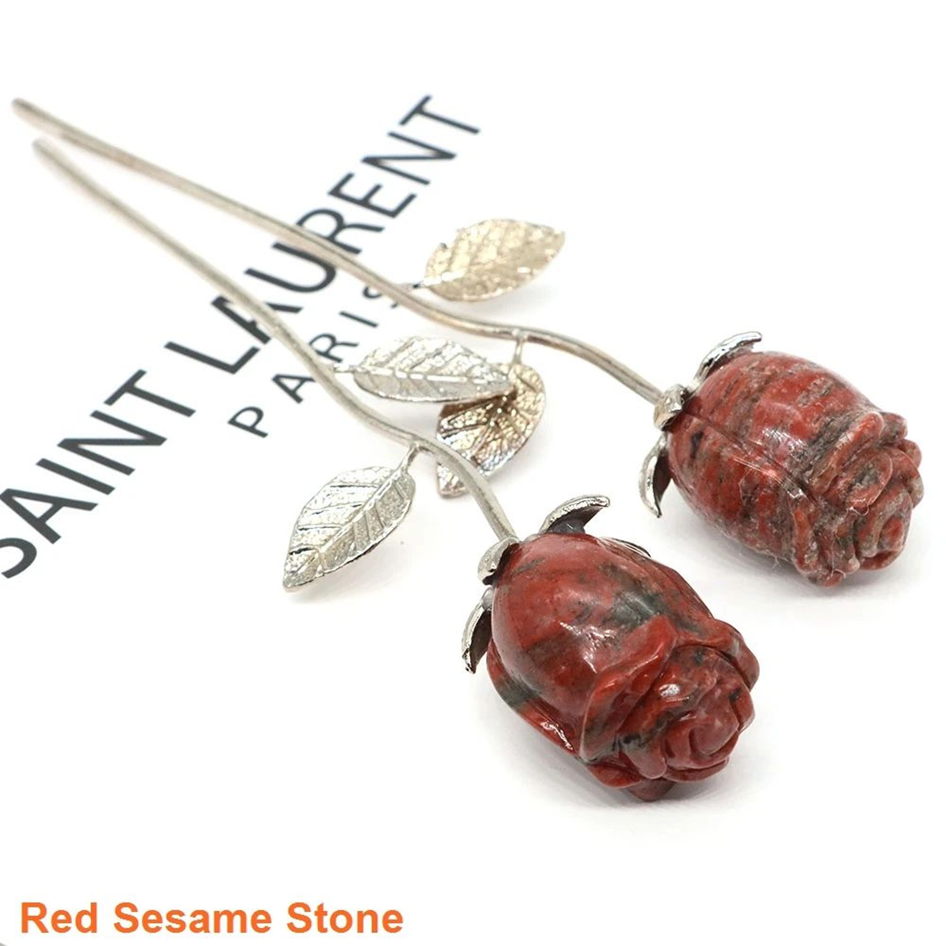 Natural Rose Crystal Healing Stone For Energy  Meditation  Hand Carved Gem Flower Decor Gift 17