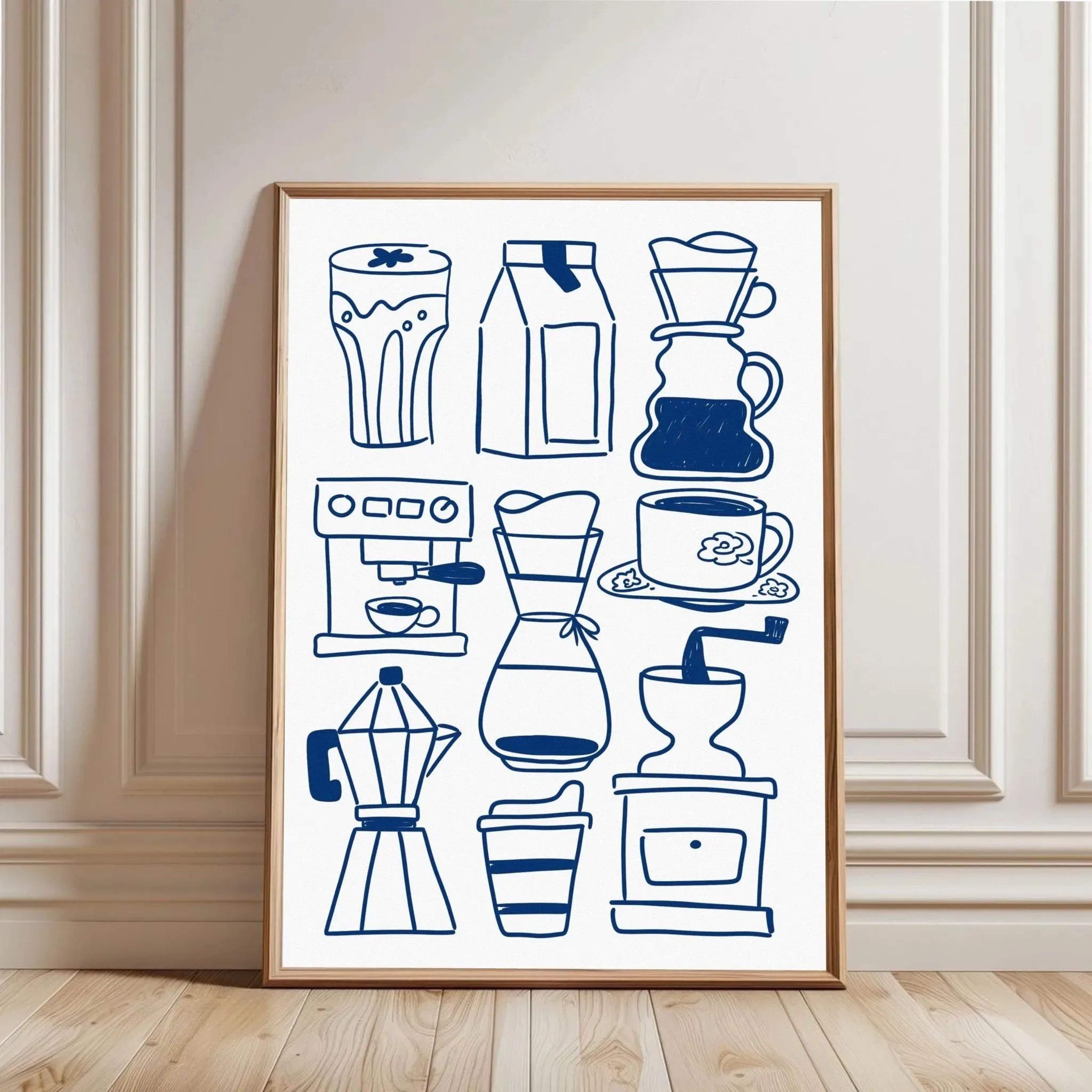 But First Cafecito Canvas Wall Art  Spanish Quote Minimalist Coffee Poster For Modern Home Decor 11