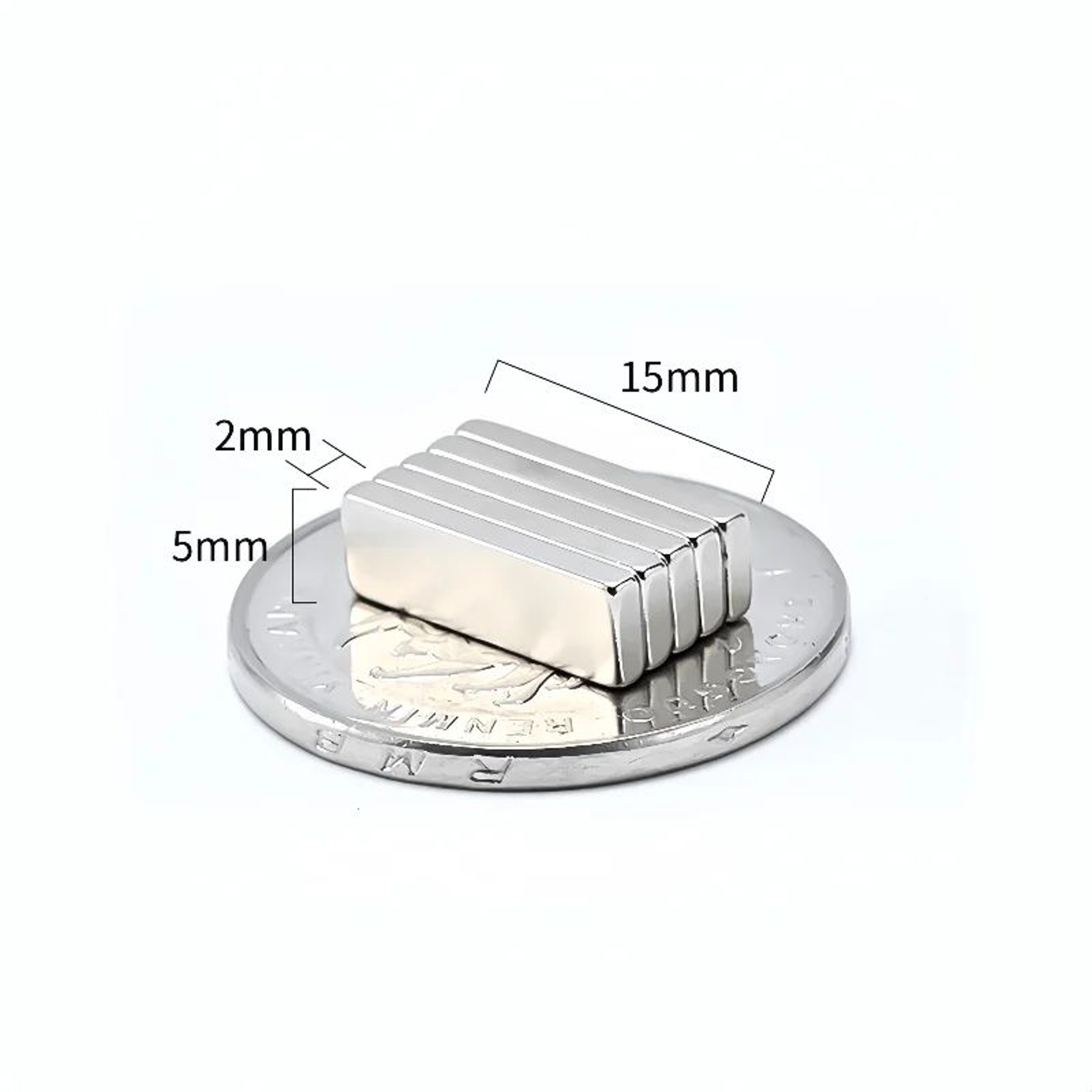 N52 Strong Square Magnets Set  10pcs Heavy Duty Fridge  Office Neodymium Magnets 8