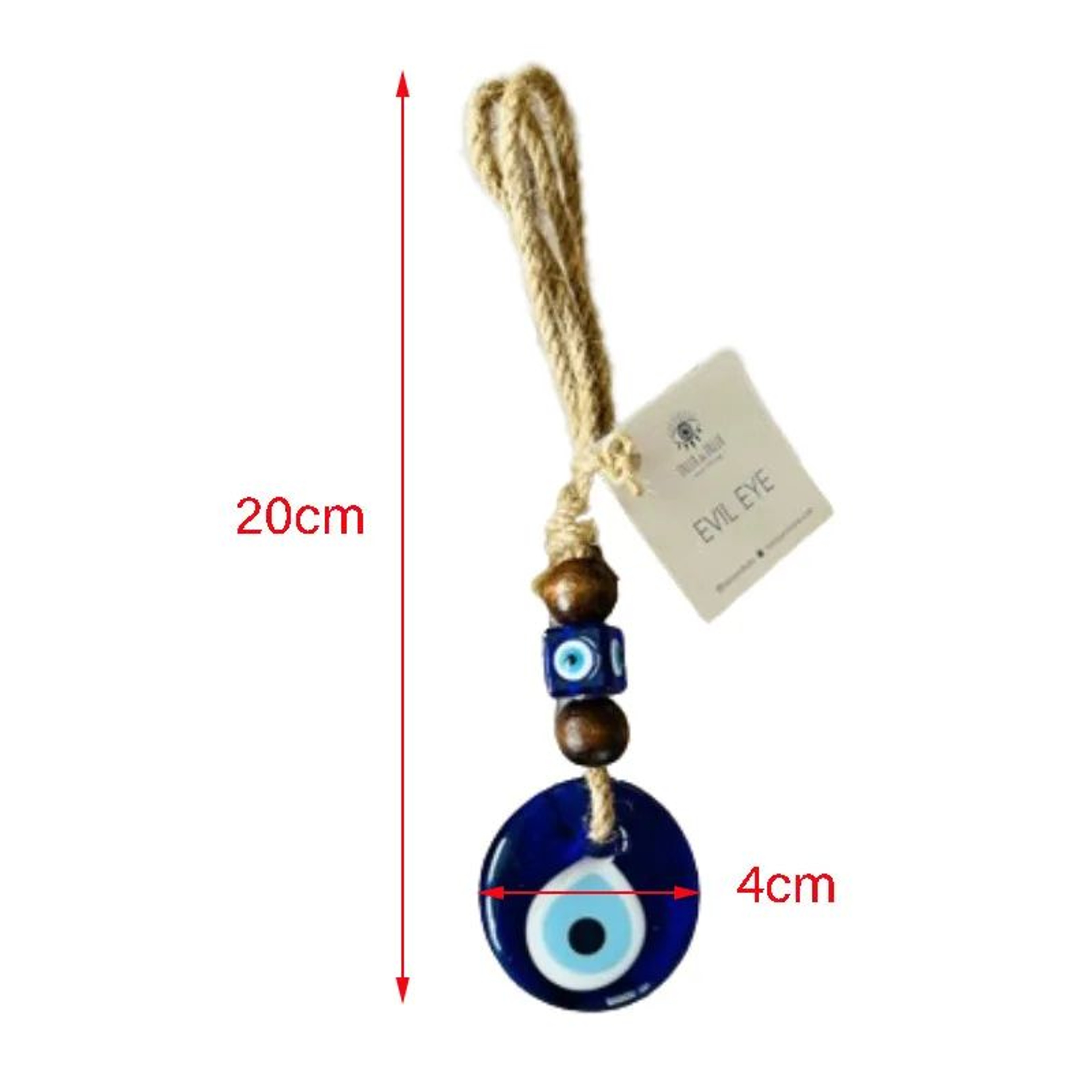 Turkish Evil Eye Macrame Wall Hanging  Nazar Protection Charm Rearview Mirror  Home Decor 7
