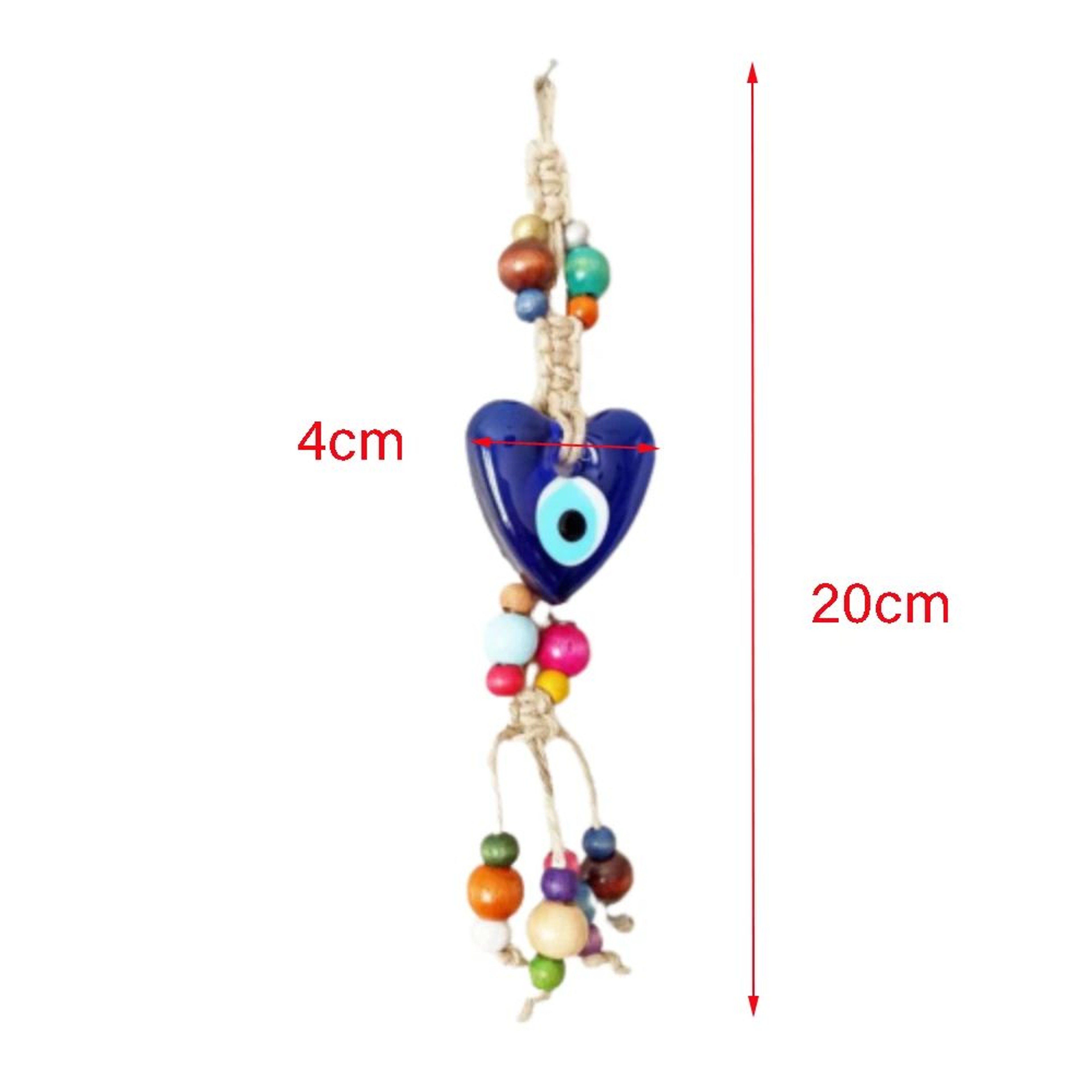 Turkish Evil Eye Macrame Wall Hanging  Nazar Protection Charm Rearview Mirror  Home Decor 20