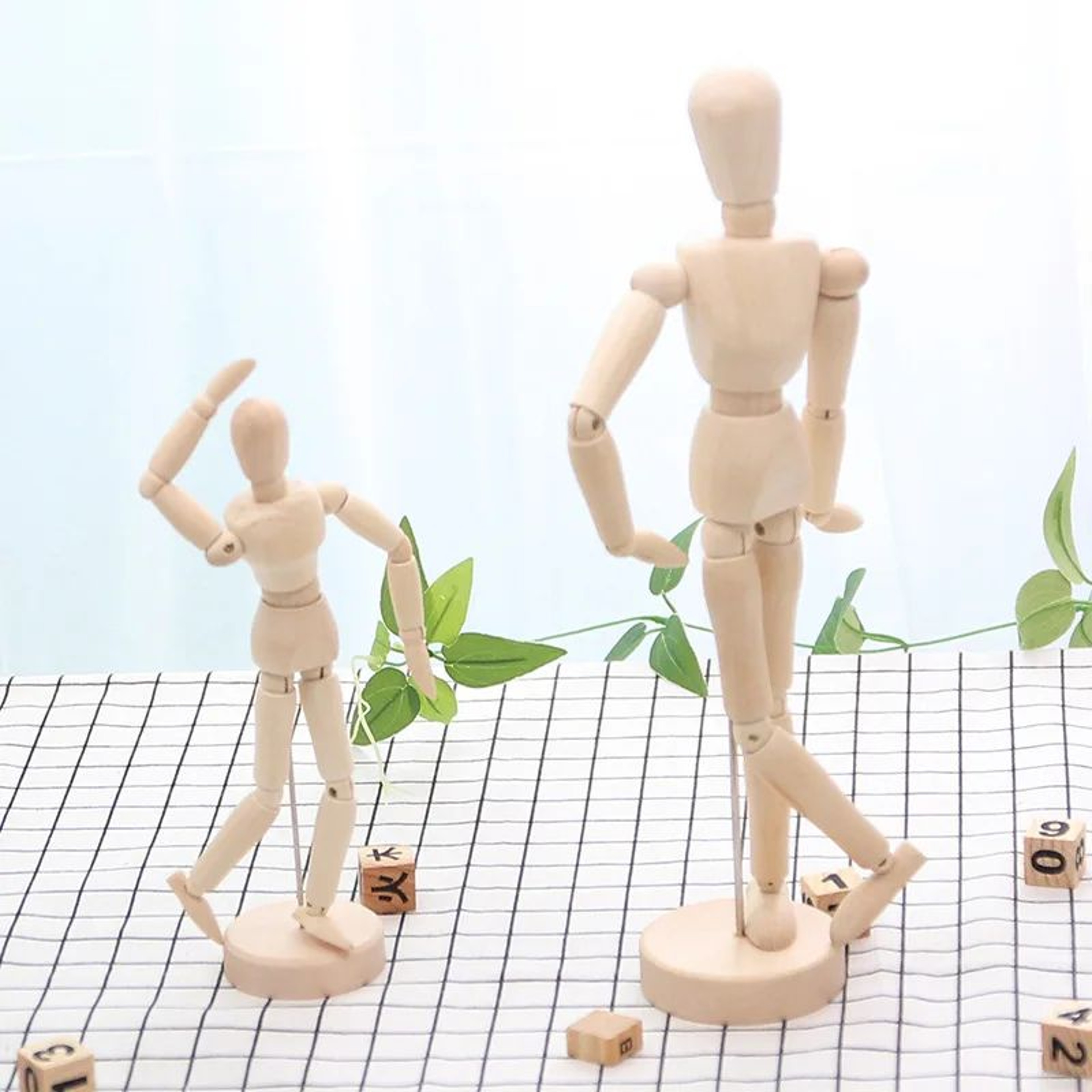 Wooden Artist Mannequin With Gift Box  Adjustable Drawing Figure Model With Movable Limbs For Art   1