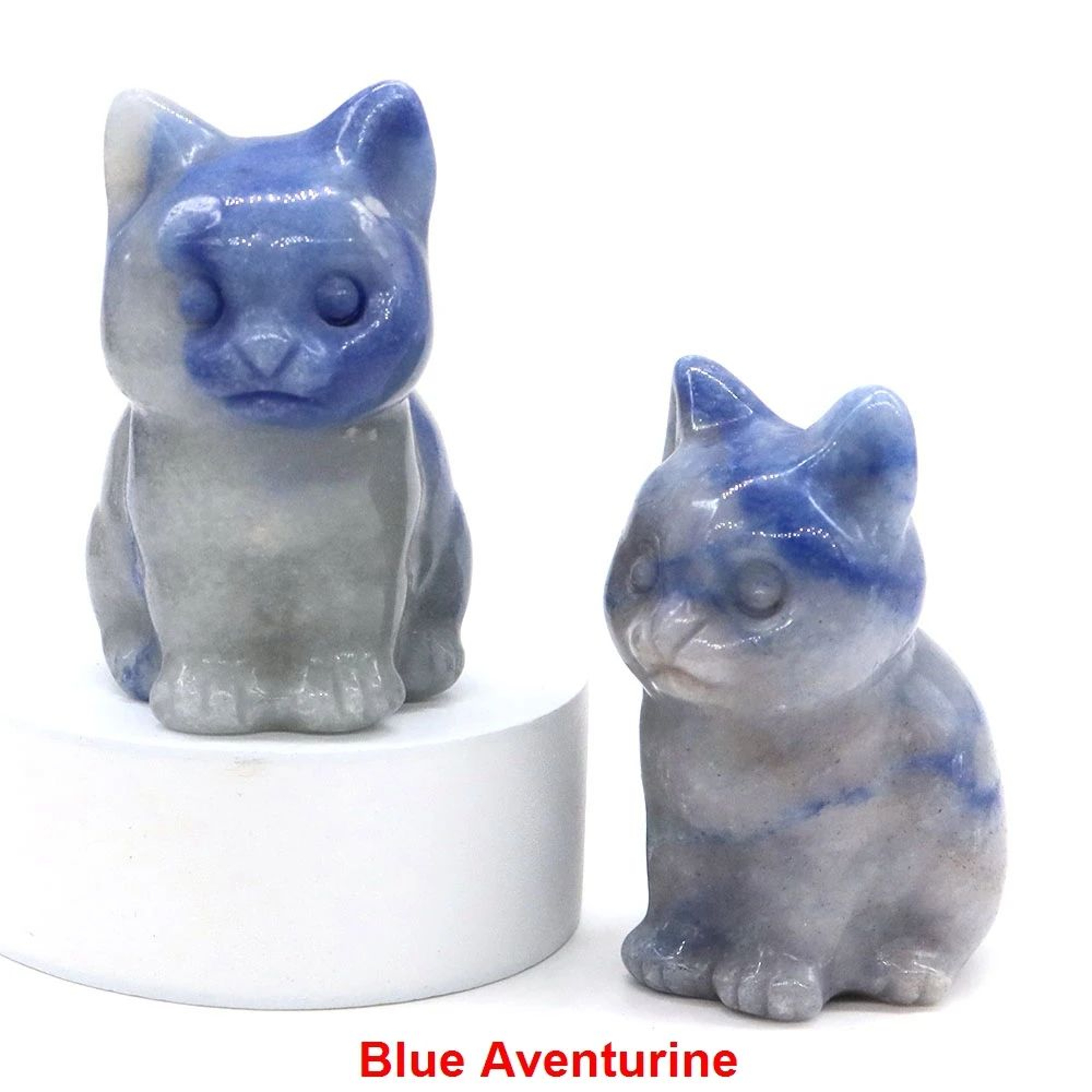Amethyst Crystal Cat Figurine  HandCarved Healing Stone Statue For Meditation  Home Decor 18