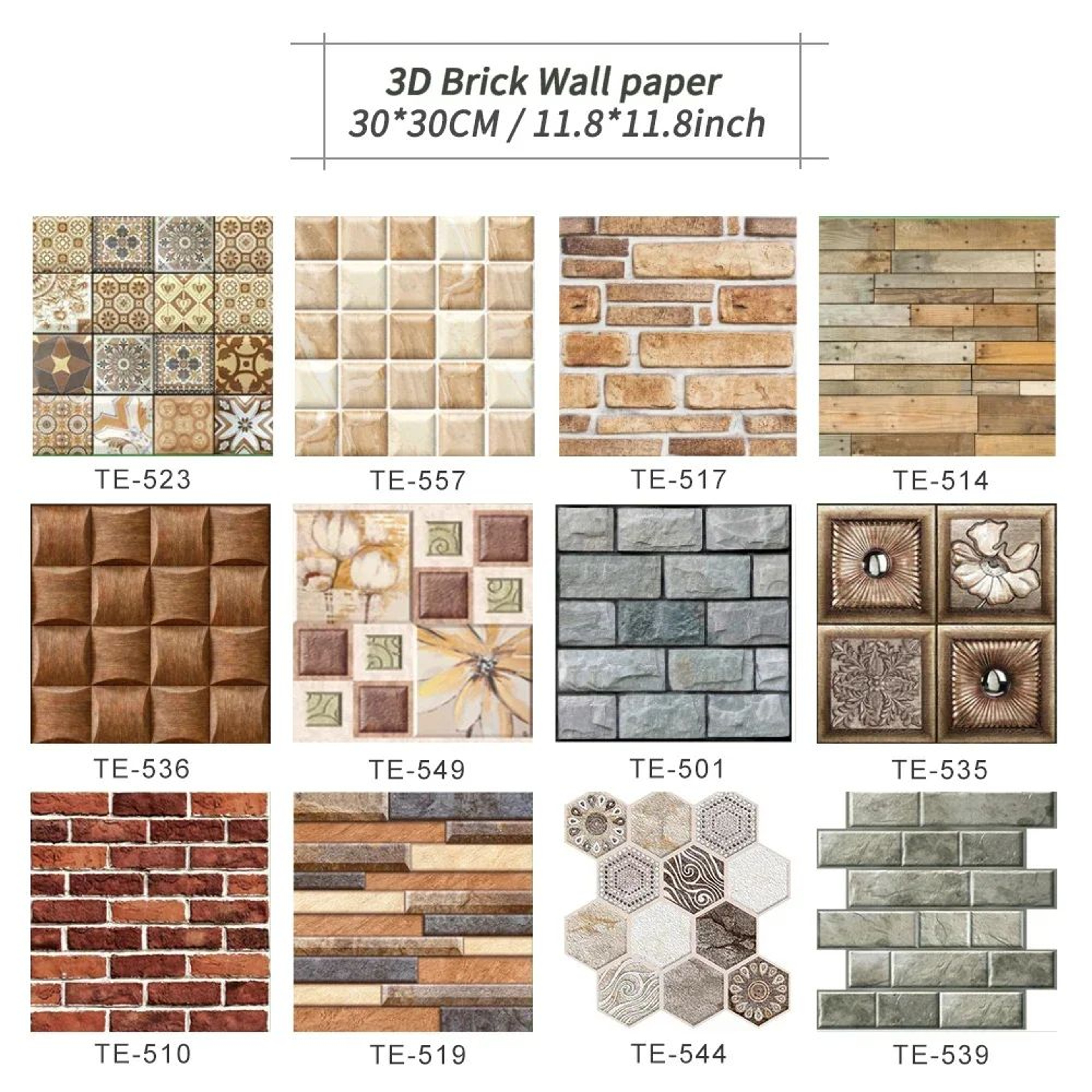 3D PeelandStick Brick Wall Panels  Waterproof PVC Foam Wallpaper Tiles For Stylish Home Makeovers 1