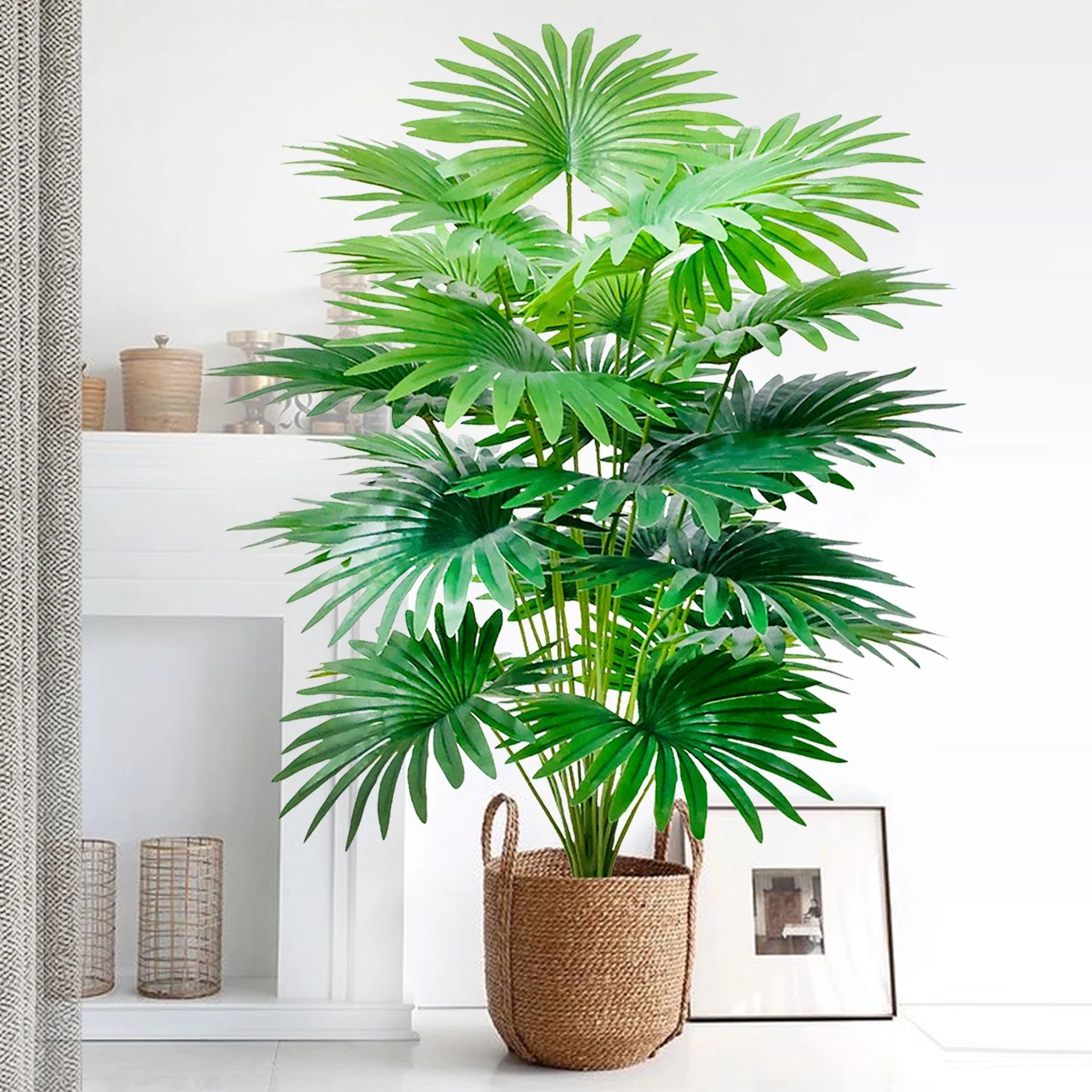 Large Artificial Palm Tree Leaves  Adjustable 2049 In Tropical Faux Plant Branches For Home  Garden