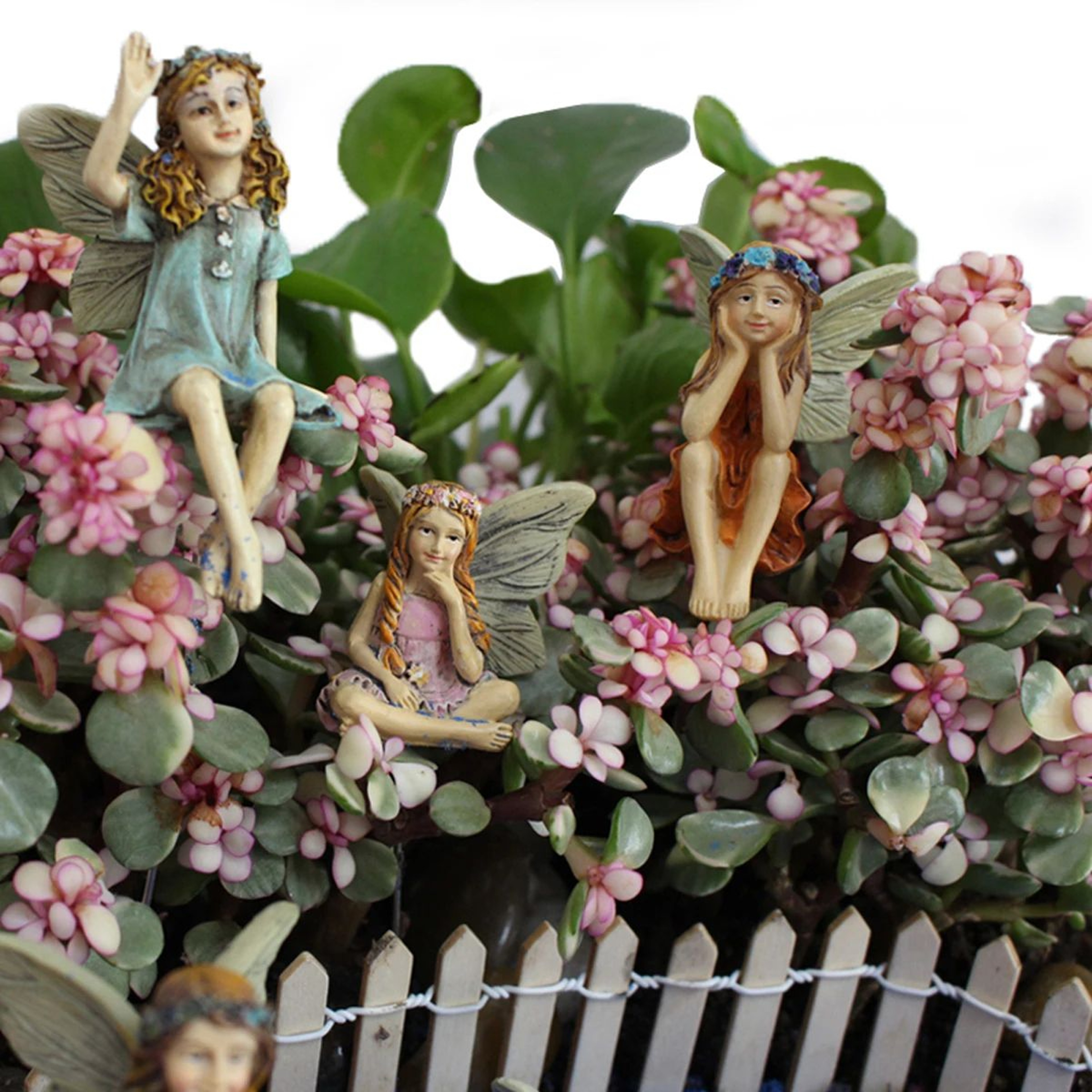 6pcs Mini Garden Fairy Stake Set  Whimsical Fairy Figurines For Outdoor Lawn  Pot Plant Decor 5