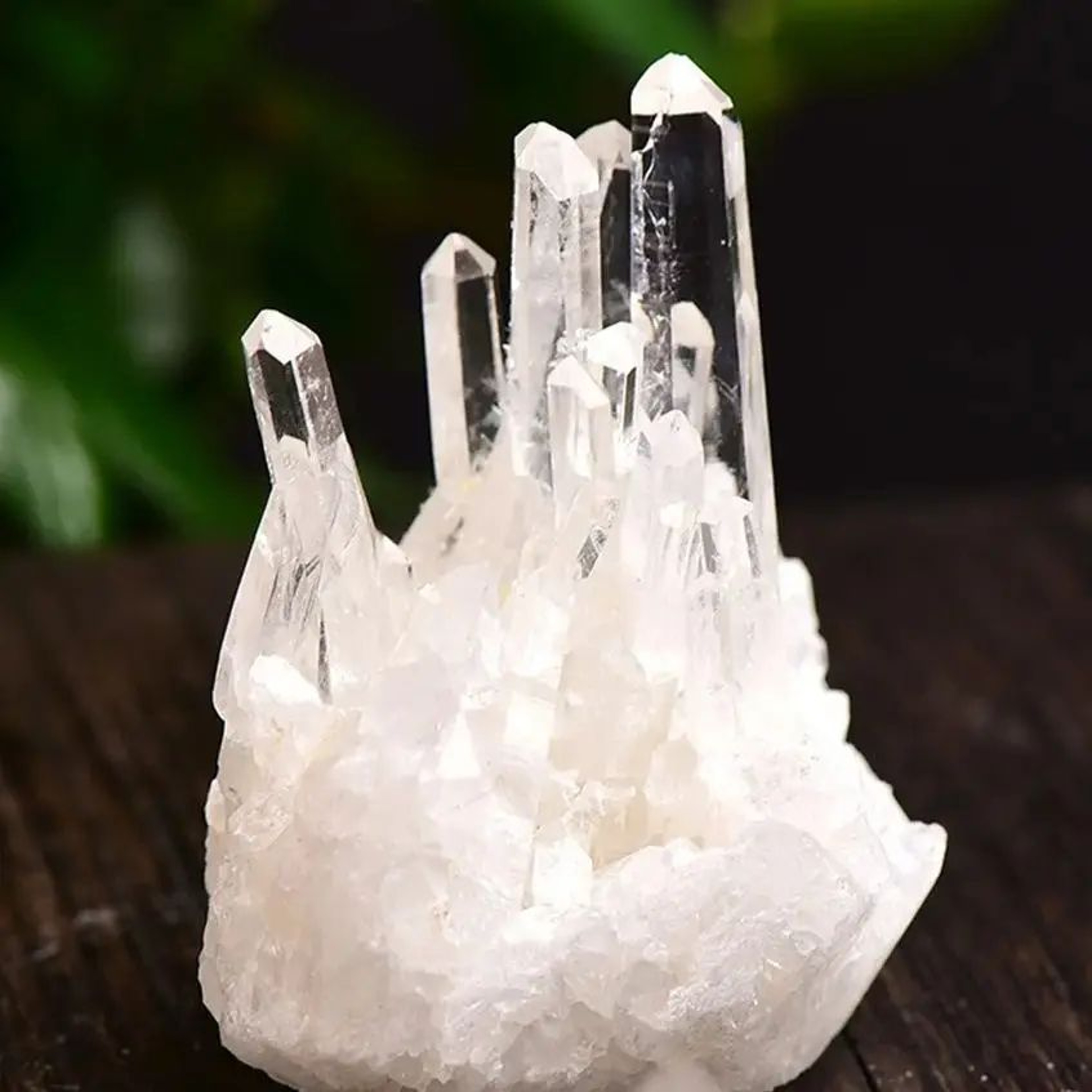 Natural White Crystal Cluster  Raw Quartz Mineral Specimen Healing Stone For Home Decor 5