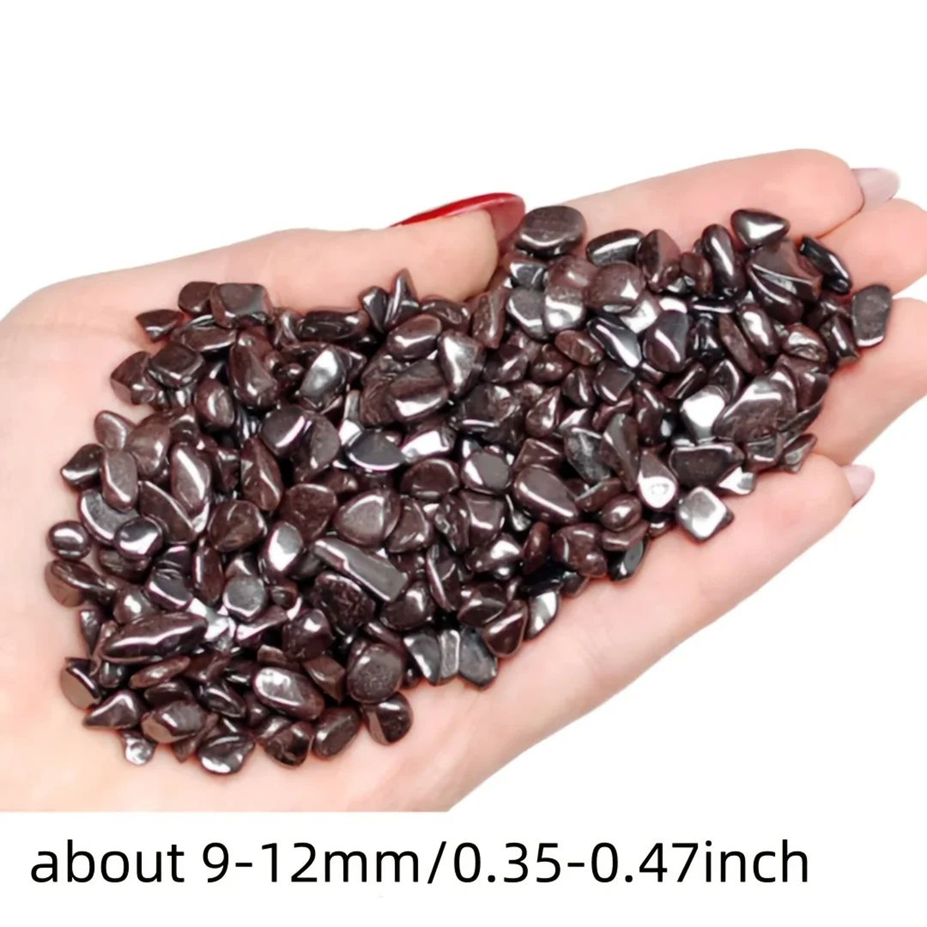 Natural Hematite Crystal Chips  Polished Healing Stones For Decor Crafts  Energy Balance 2