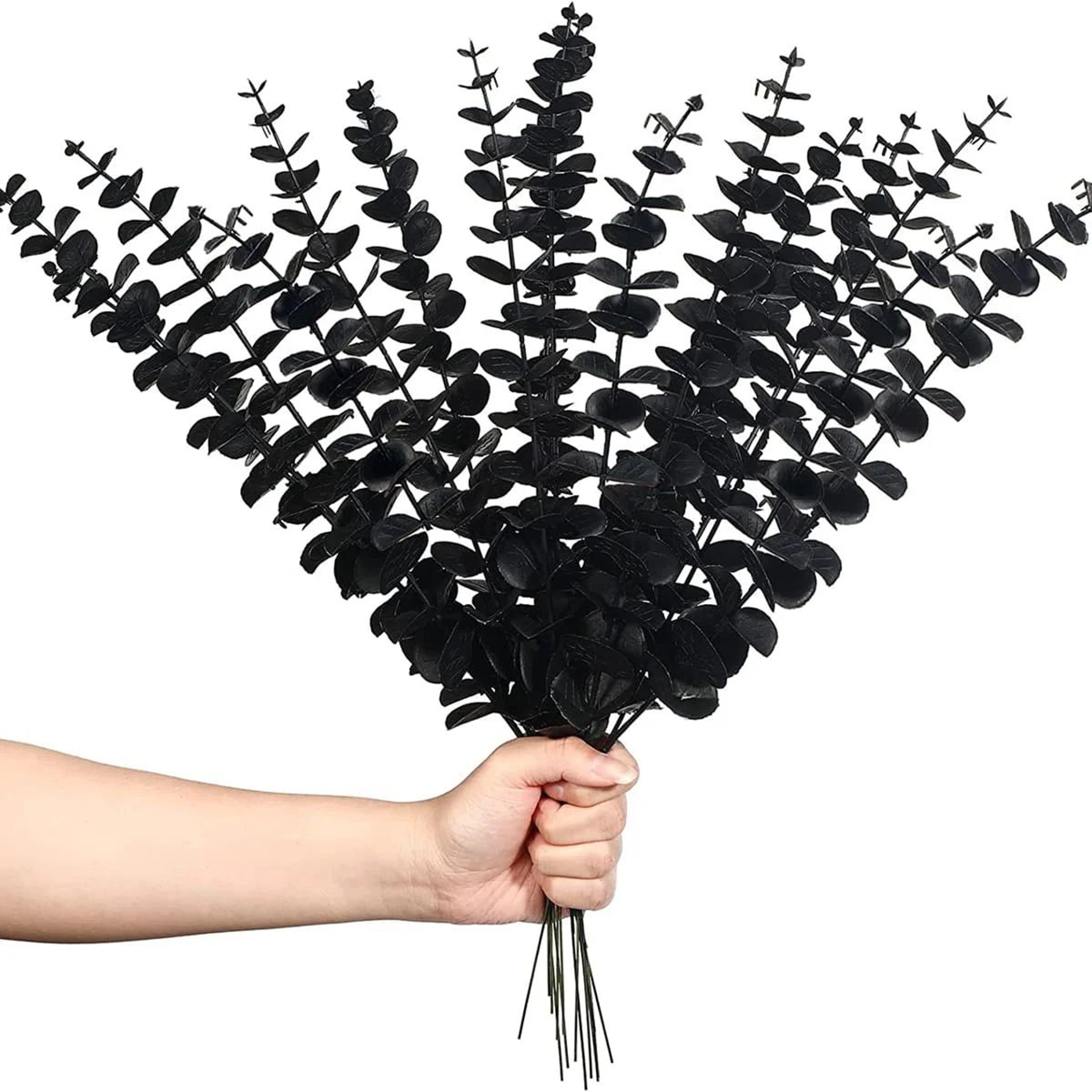 10100 Pcs Realistic Artificial Eucalyptus Leaves Stems  Faux Greenery For Home Wedding  DIY Decor 15